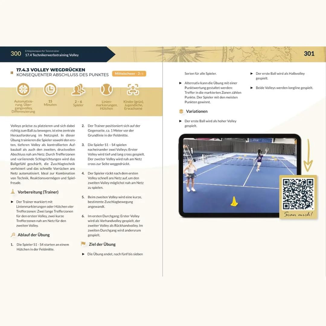 Erfolgskompass für Tennistrainer - Zielsicheres Vereinstraining in Theorie & Praxis - Tennisbuch von Martin Kares