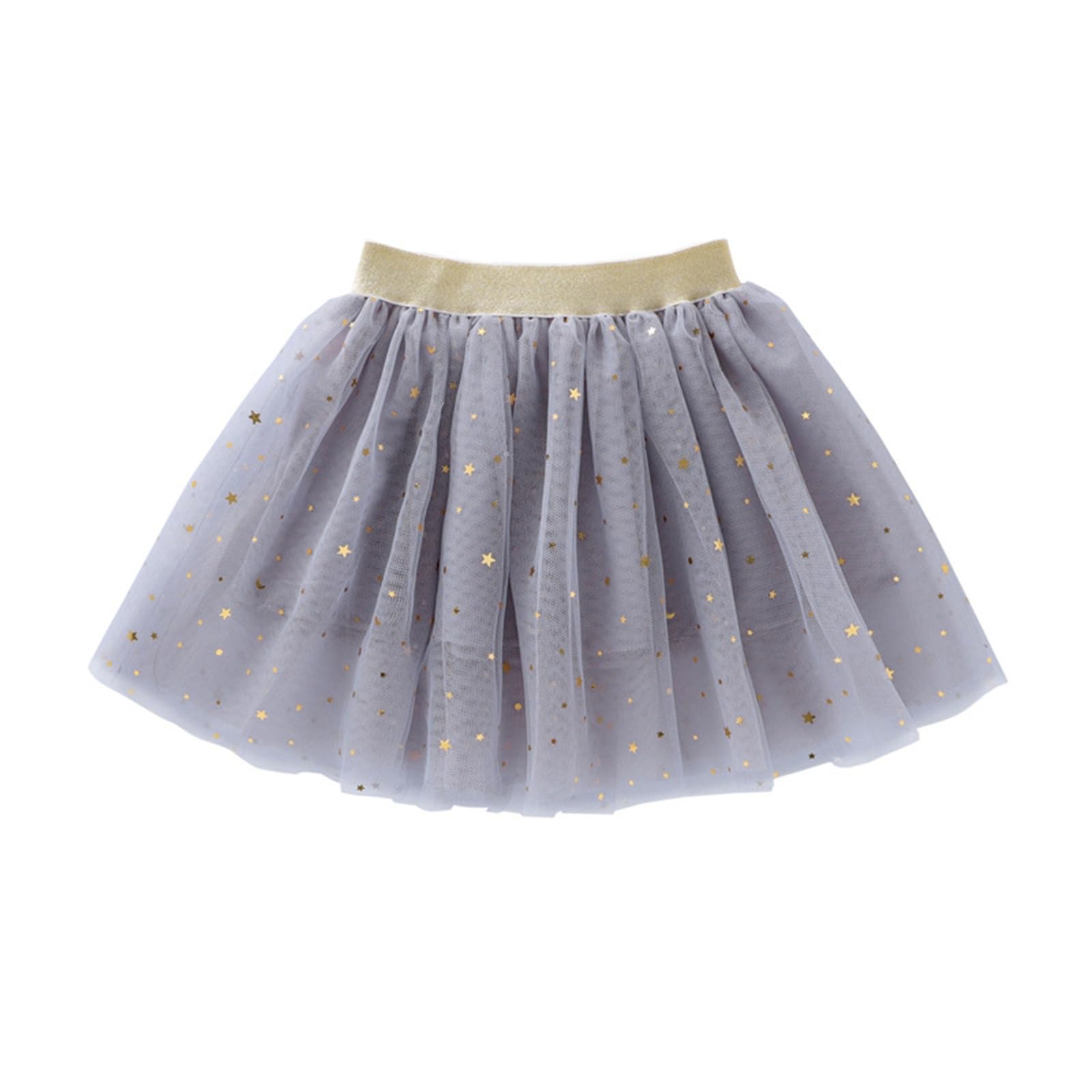 Falda tutú para niños con estampado de estrellas, falda de fiesta para niñas de 1 a 10 años