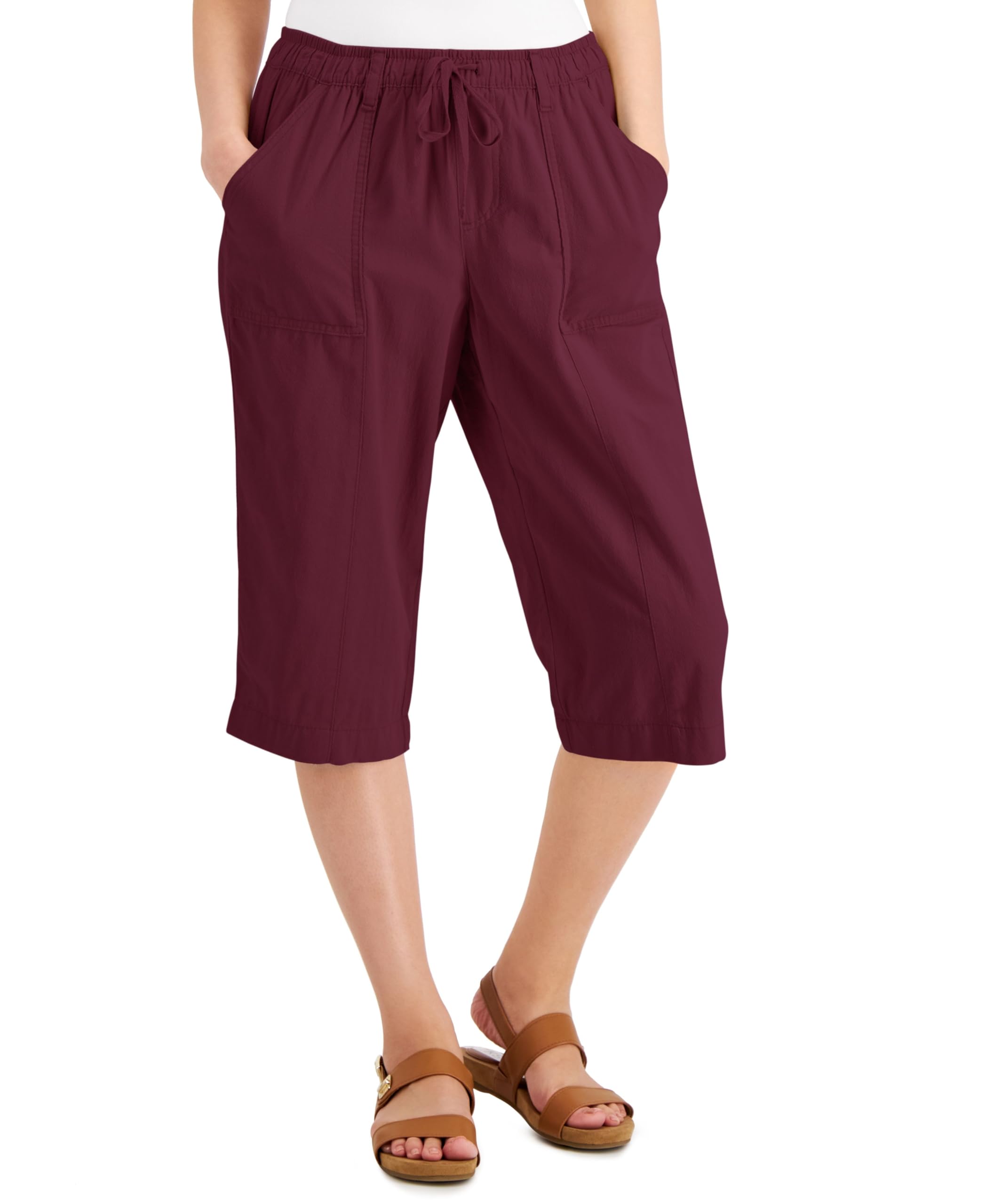 Karen S Denim Charlie Capri Pants