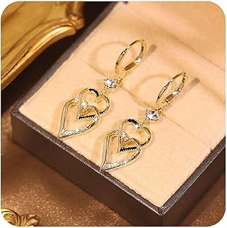 Generic 925 Sterling Silver Pearl Drop Earrings For Women Trendy Gold Hypoallergenic Dangle Earrings Wedding Earrings Jewelry For Brides Valentines Gifts For Her Birthday Gifts For Women