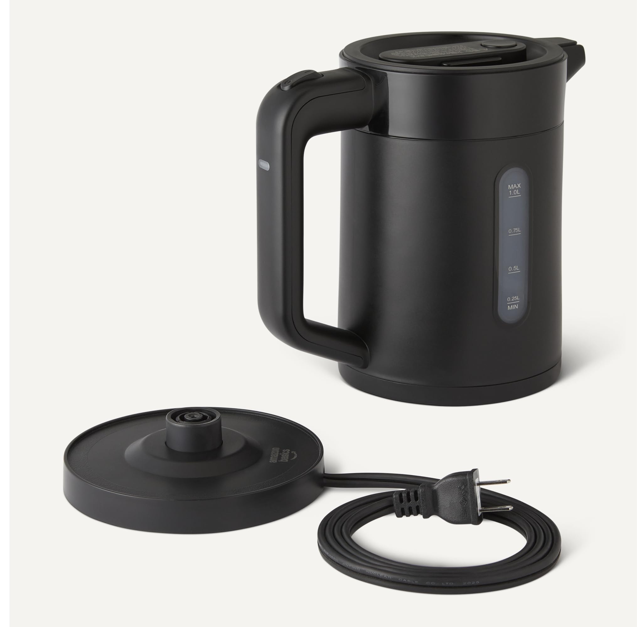 電気ケトル　電気ポット Amazon | Amazonベーシック 電気ケトル 1.0L ふた取り外し可能 転倒