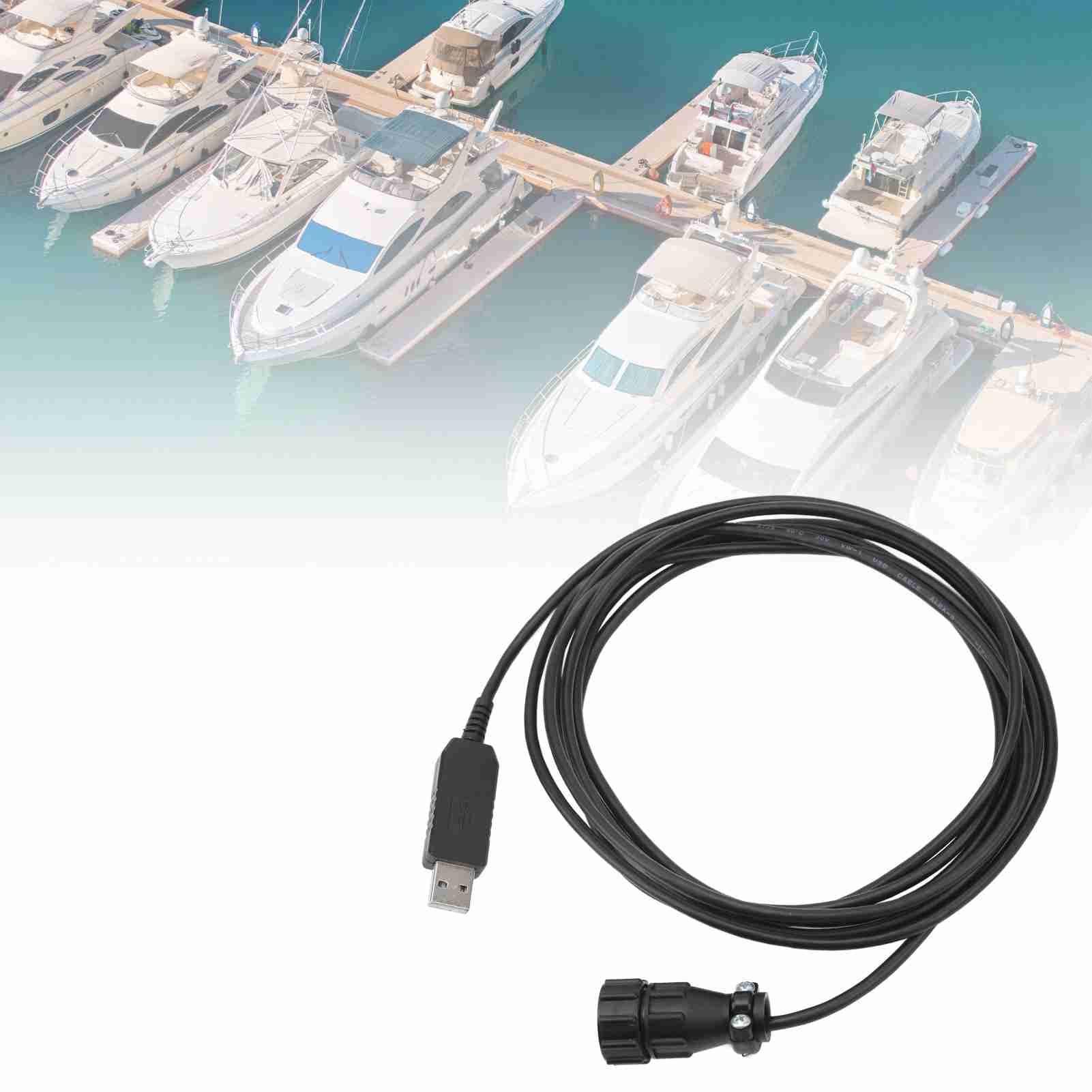 Cable de Datos para Enchufe Piloto AIS Marino, Enlace USB Eficiente para AIS, Perfecto para Aplicaciones de Navegación, Construcción ABS Duradera, 1 Pieza