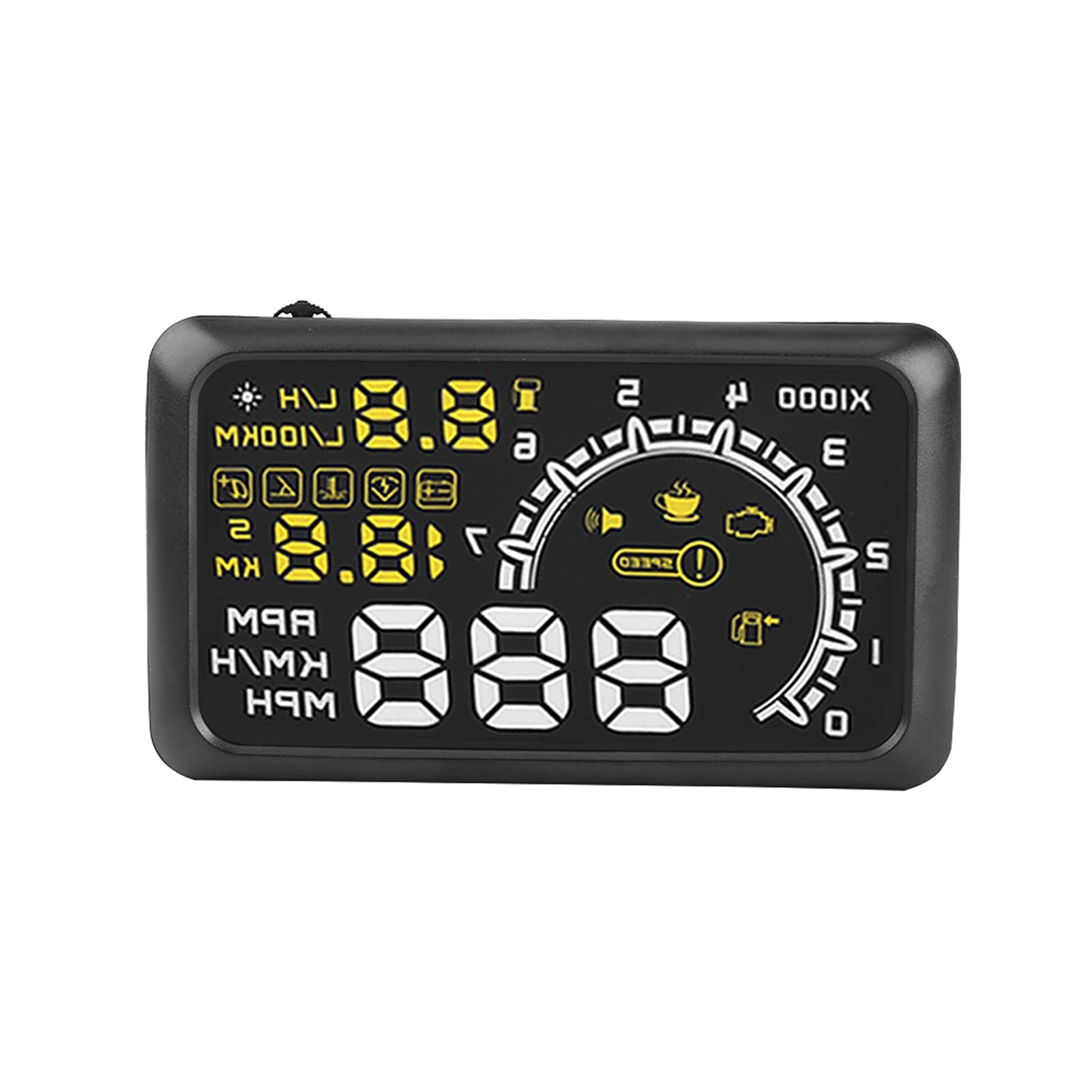 Head Up Display Multi-funzione Auto Car OBD II HUD Head Up Display 5,5 '' Schermo LED di avviso velocità proiettore,elettrodomestici per auto
