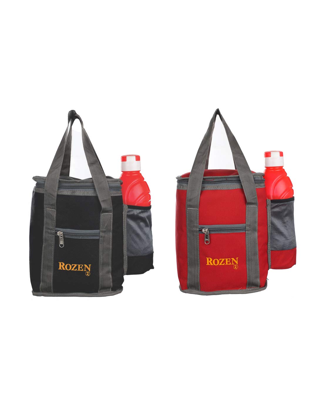 ROZEN COMBO TIFFIN LUNCH BAGS OFFER for School Office Picnic roz204 Red&Black (B07HB7DQC3) Amazon Price History, Amazon Price Tracker