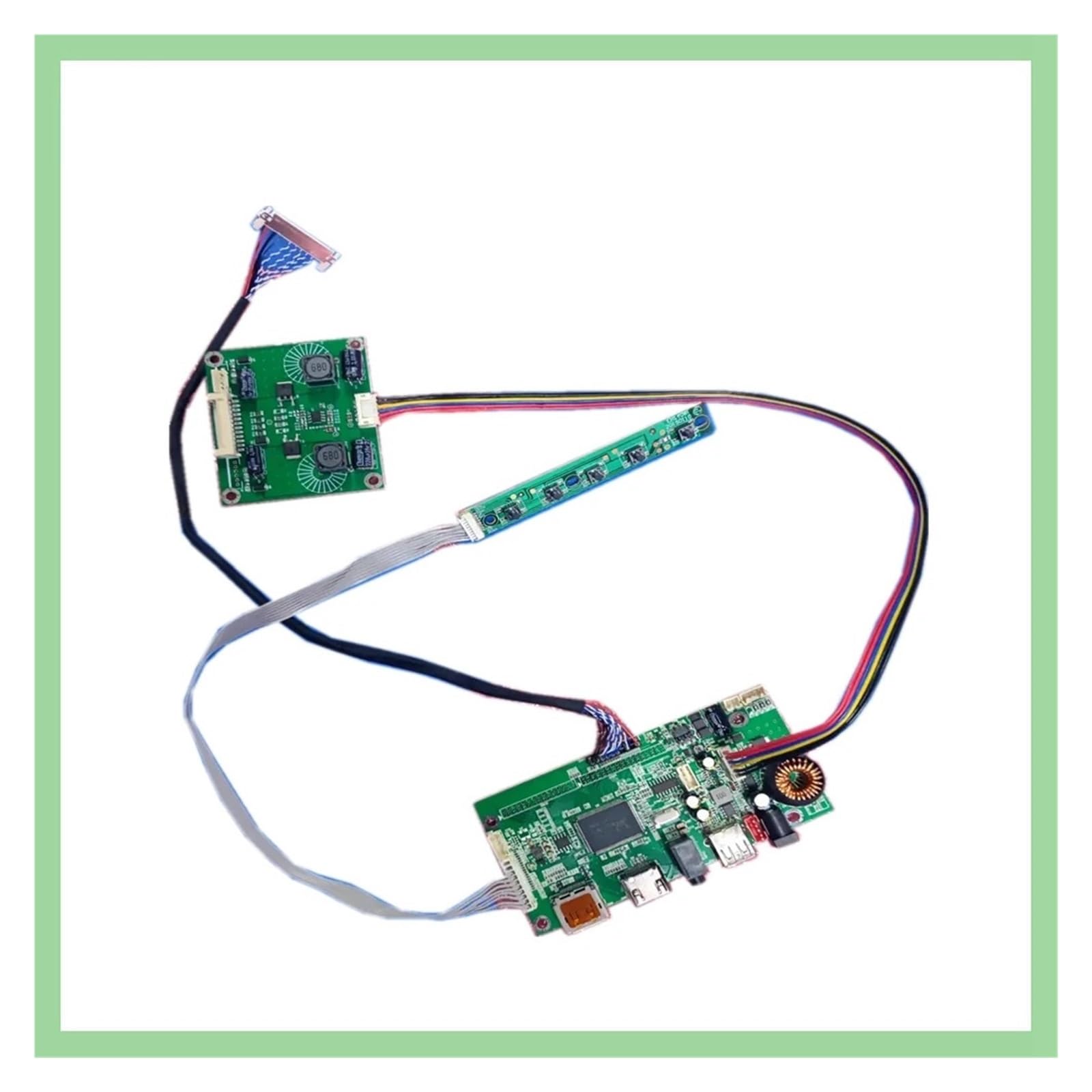 Carte Mère 27 "Pouces DP + HDMI + USB vers Carte De Lecteur EDP LM270WQ1-SDC2/LM270WQ1-SDA2/LM270WQ1-SDE3 Kit De Carte De Commande for Écran LED LCD 2560X1440(LM270WQ1-SDE3)