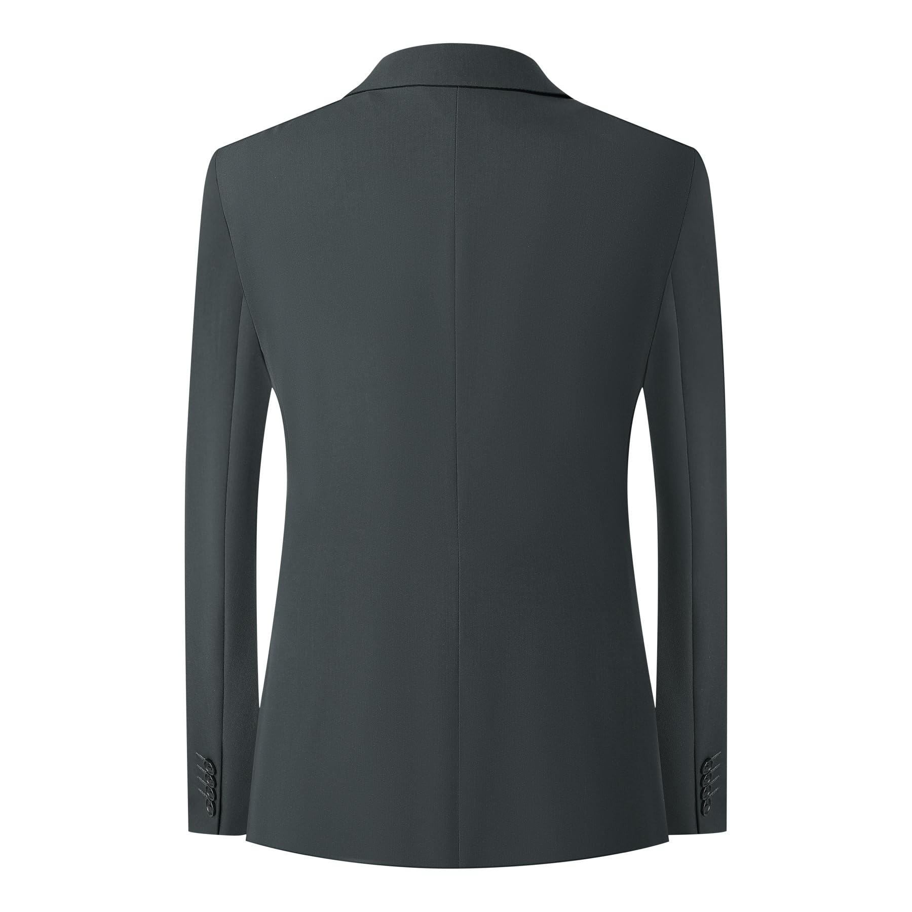 Allthemen Trajes de Hombre 3 Piezas Boda un botón Solapa Slim Fit Chaqueta Formal Color sólido clásico
