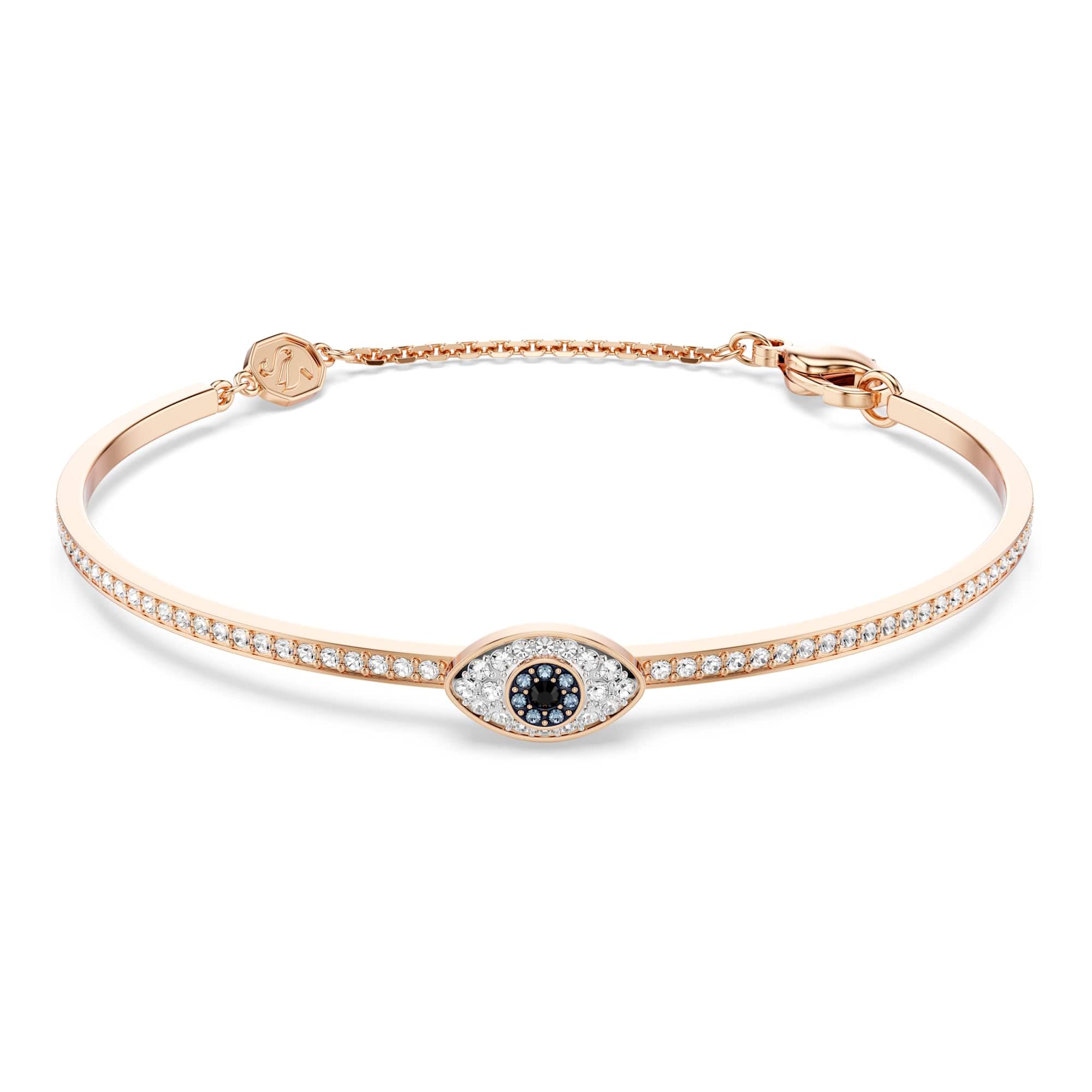 Swarovski Symbolica Kollektion, Auge, Mehrfarbig, Roségoldfarben beschichtet