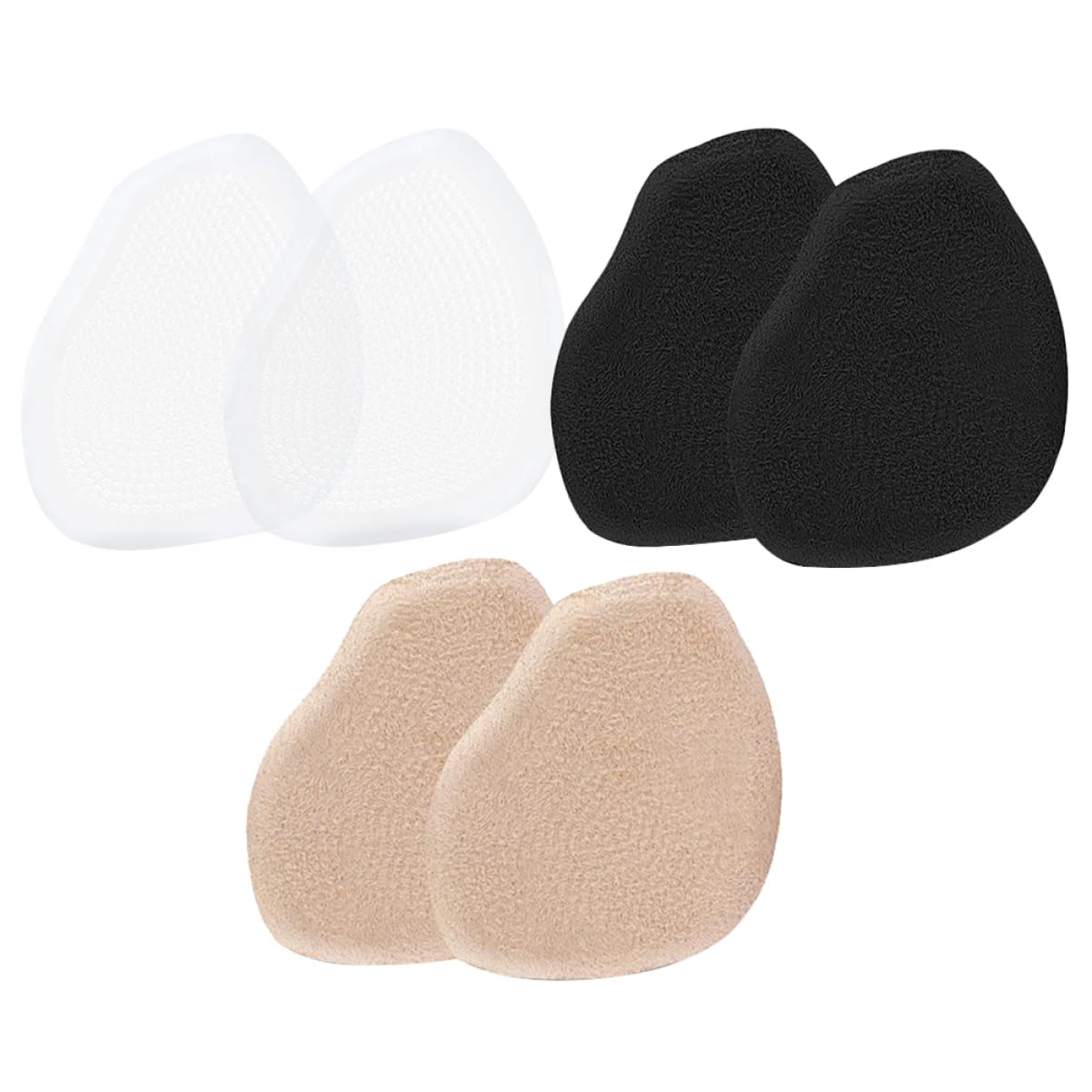 MAGICLULU 5 Sets Atmungsaktive High Heel-polstereinlagen Für Damen – Einlegesohlen Für Fußkomfort 3 Paar * 5