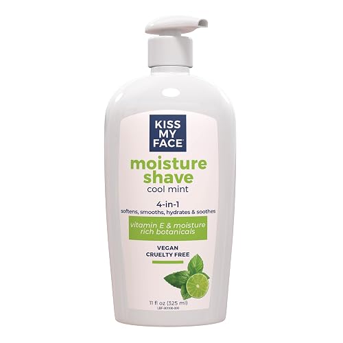 Kiss My Face 4-in-1 Moisture Shave Cool Mint 11 oz