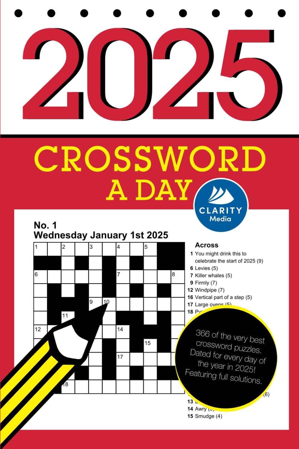 Crossword a Day 2025: 366 of the very best crossword puzzles : Media