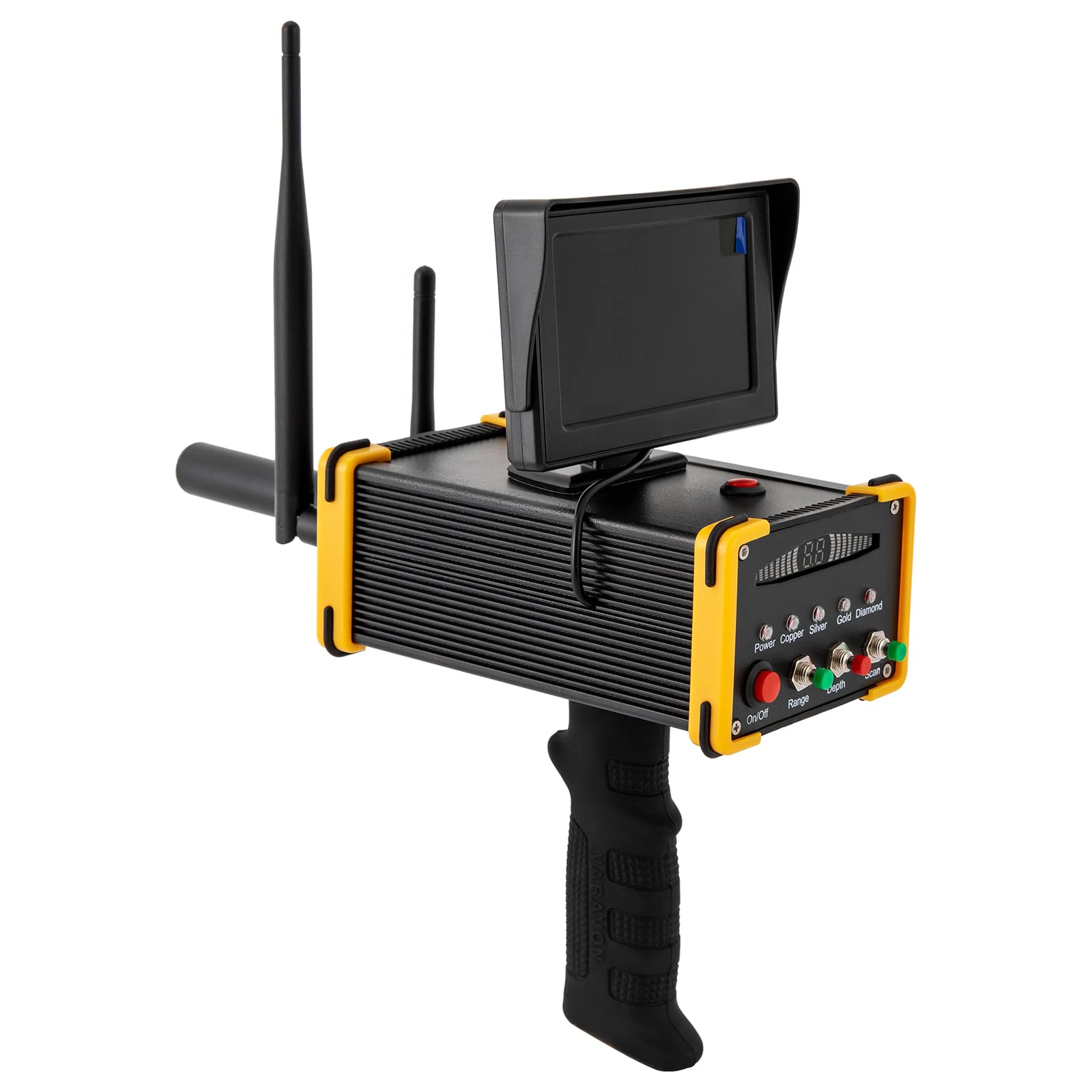Wykrywacz metalu, zasięg 99 m, skaner złotych diamentów z baterią litową 800 mAh, wyświetlacz LCD, wykrywacz metalu, wykrywacz metalu, do złota, srebra, miedzi