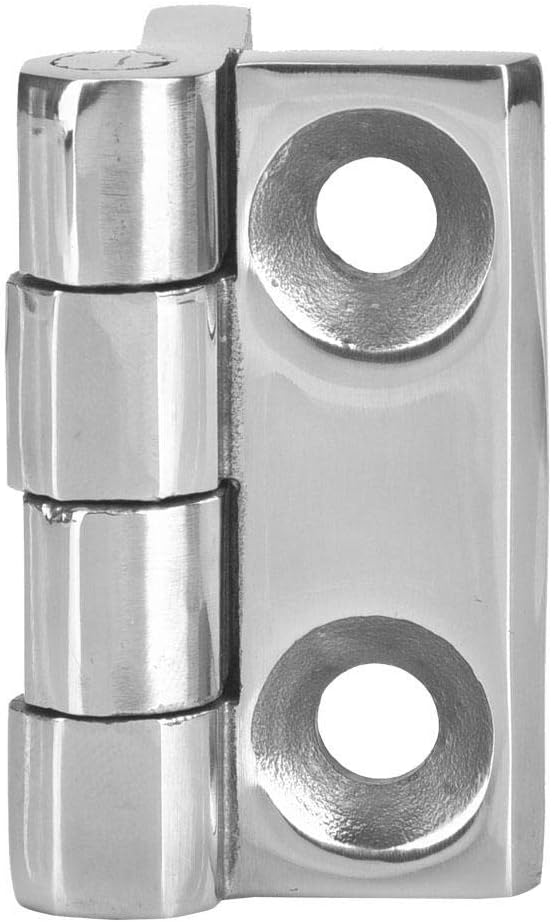 Stainless Steel Hinges Spring Door Hinges,1.6/2.0/2.4in Cabinet Gate Door Marine Butt Hinges, Hinge Folding Butt Hinges (60 * 60mm)