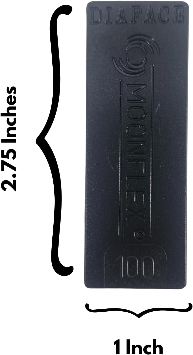 Moonflex Diamond Stone – 70mm Black 100 Grit – Ski & Snowboard Edge Tuning File, Coarse Grit Diamond Stone for Burr Removal, Ski Diamond File for Professional or DIY Tuning