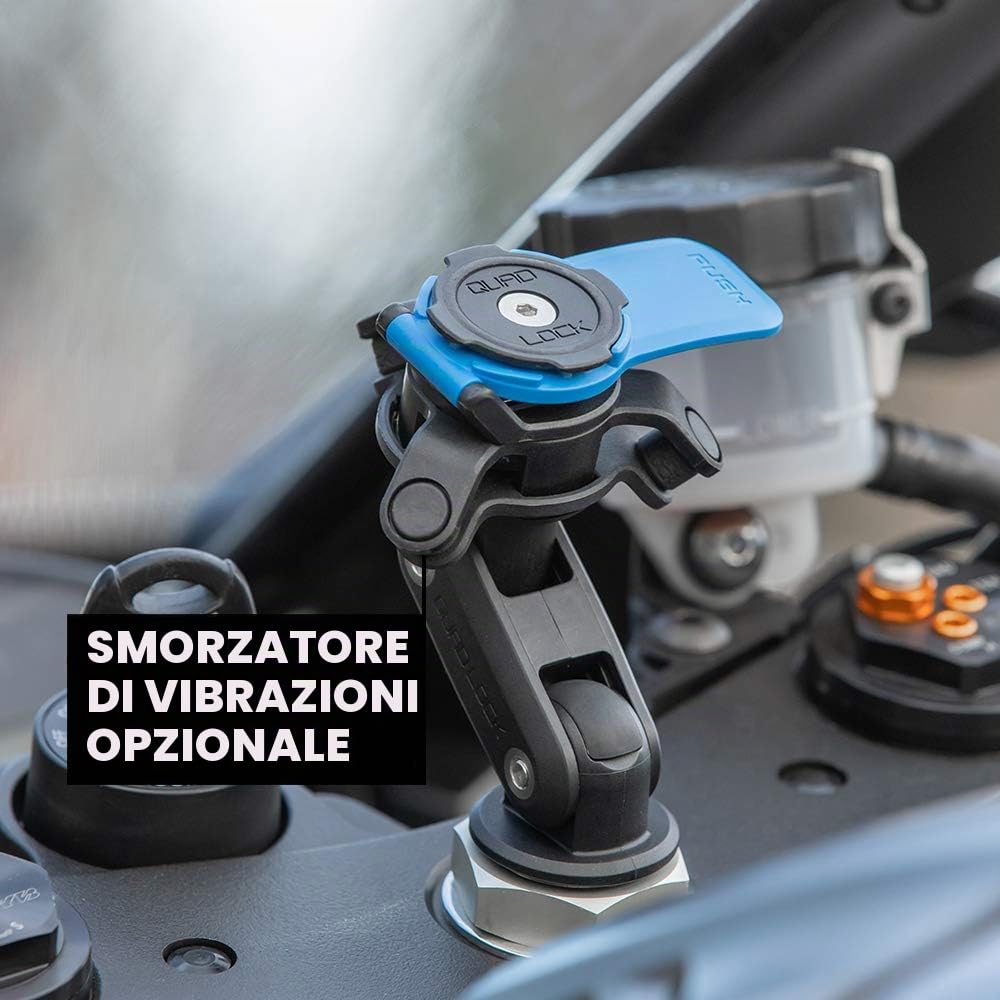 Quad Lock Supporto Stelo Forcella per Moto (Solo Il Supporto da Moto) per iPhone e telefoni Samsung Galaxy