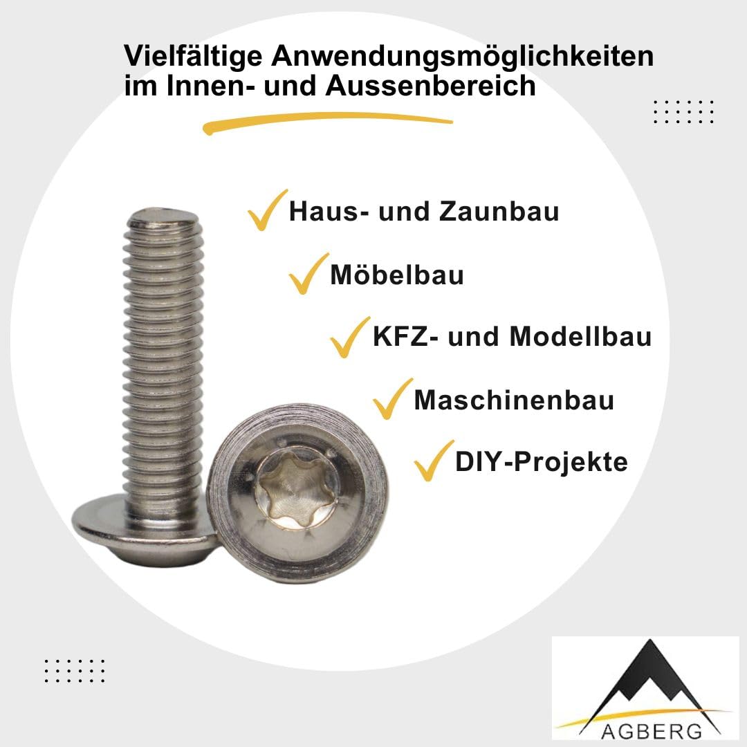 M3 M4 M5 M6 M8 M10 M12 Presa CANE Punta Grub Viti Esagonale Allen 12,9 - Foto 10