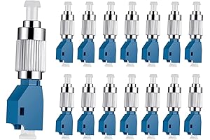 15 Pack FC Male to LC Female Fiber Convertor Single Mode 9/125um Adapter Optic