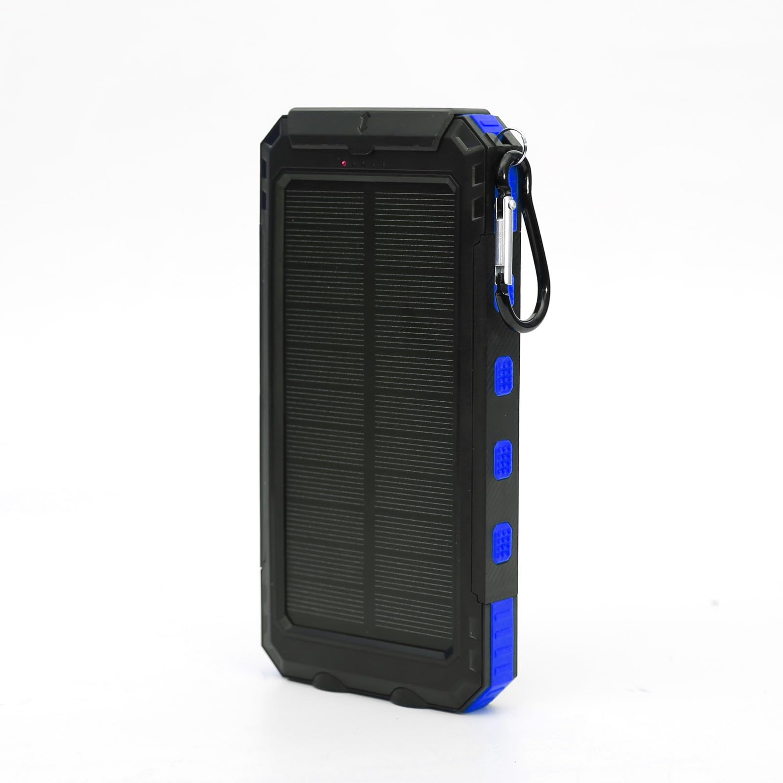 Solar Power Bank 10000mAh Portable Charger Power Bank with Dual USB 5V 2A Dual LED Lighting Portable Power