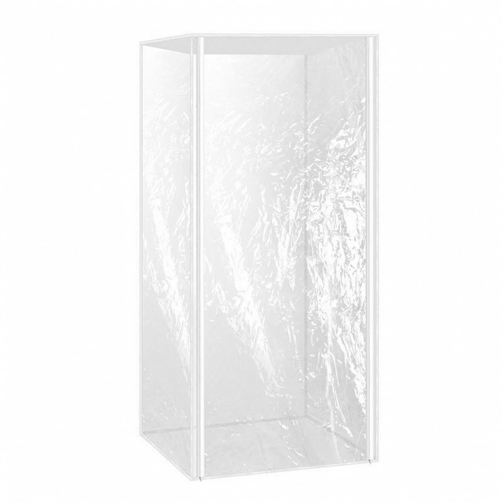 Funda PVC con Cremallera Transparente, Transparente, Size to 1