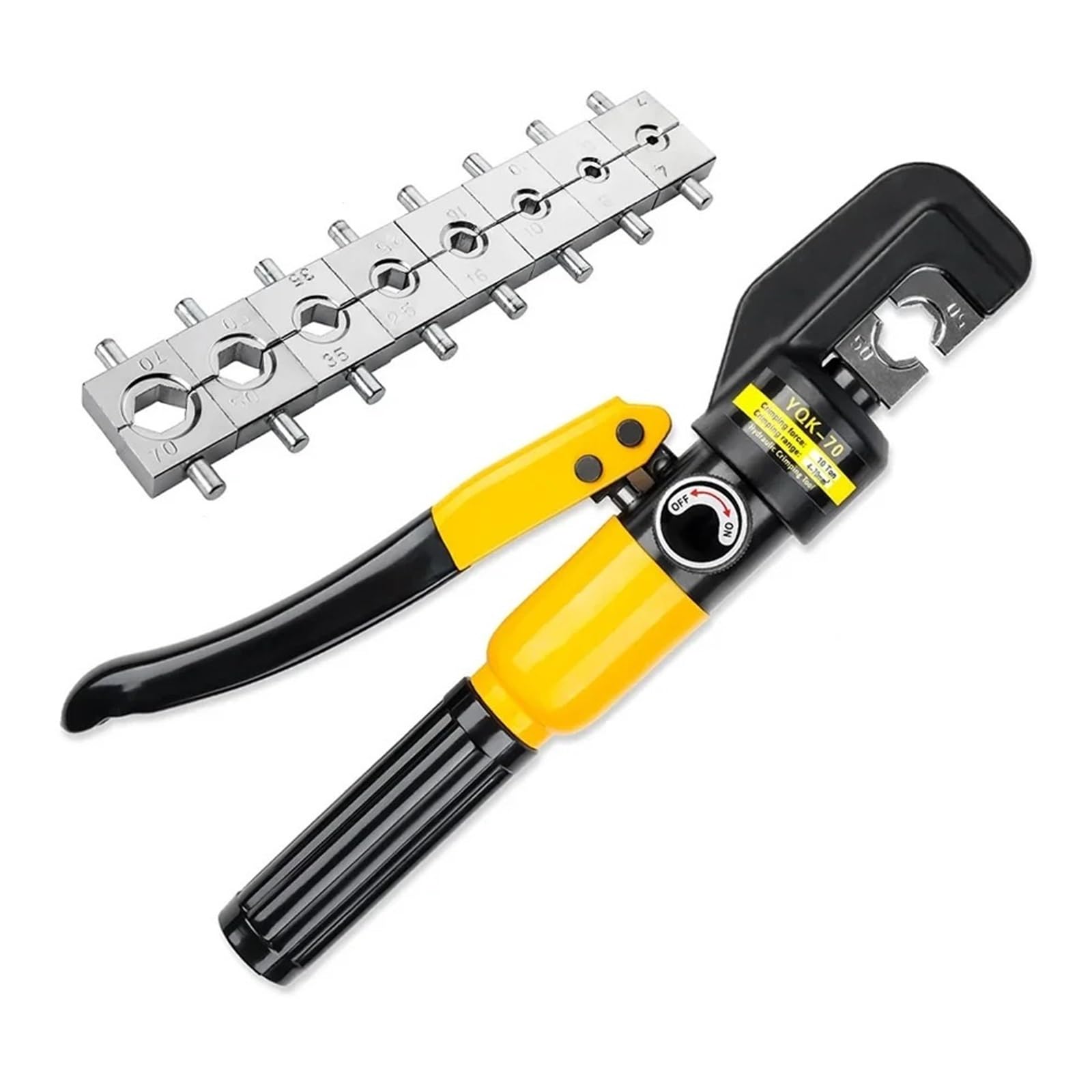 Smtyxs One Color Hydraulic Clamp Home Crimping Tool Diy Cable Wiring Plier Cordless Press Secure Crimping