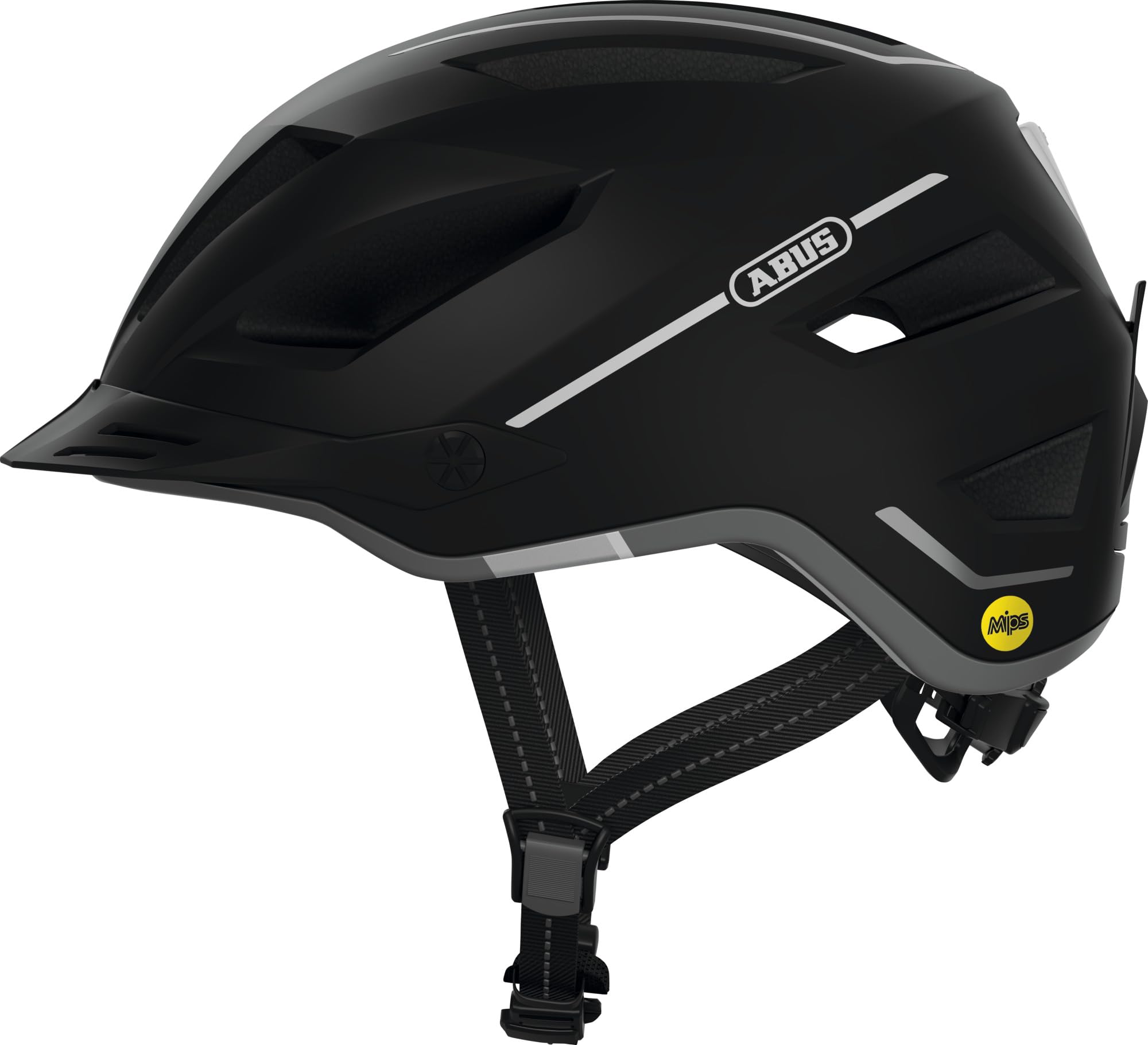 ABUS Pedelec 2.0 MIPS city helmet - bike helmet with rear light, peak, rain cover and MIPS impact protection - for men and women