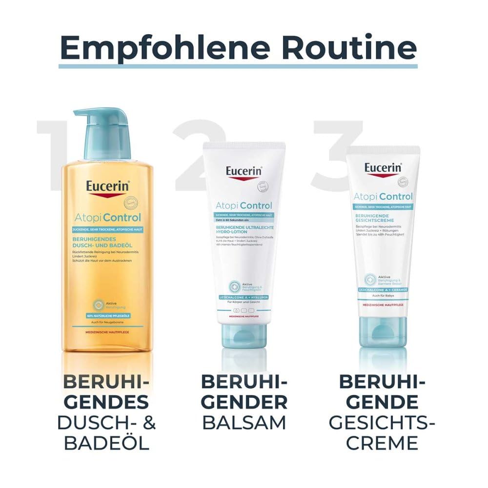 Eucerin - Atopicontrol olio detergente 20% omega 400 ml