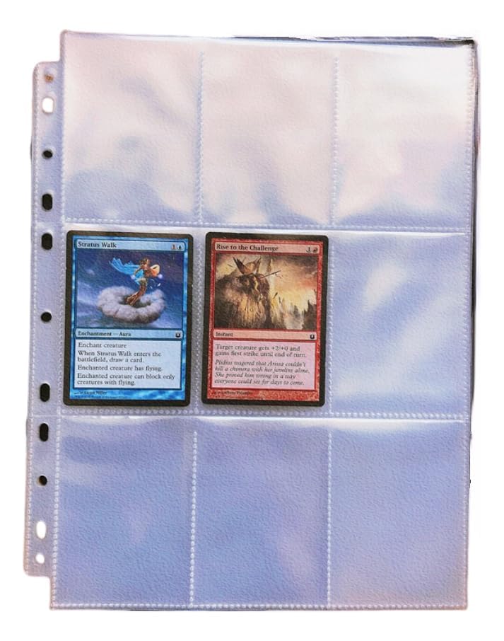 Kit 10/20/30 Folhas Plásticas Fichario Pasta Album Pokemon Cartão (30)