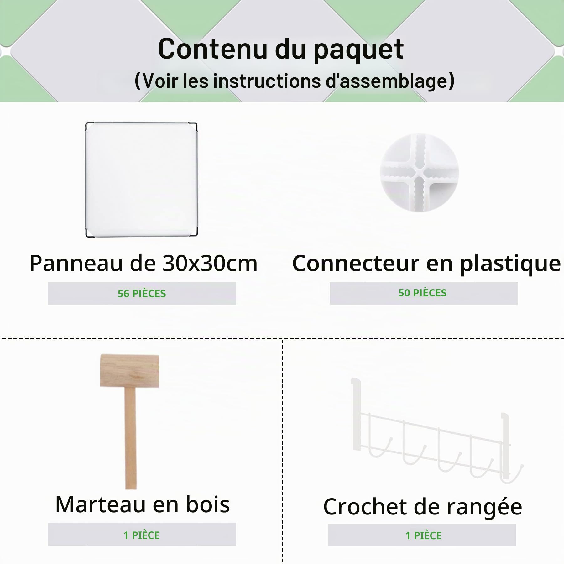 C&AHOME Organisateur de Rangement cubique, 16 étagères cubiques, Armoire de Placard, étagère à Livres modulaire en Plastique, Salon, Bureau, 48,4" L x 12,4" l x 48,4" H Milky UPCS16M