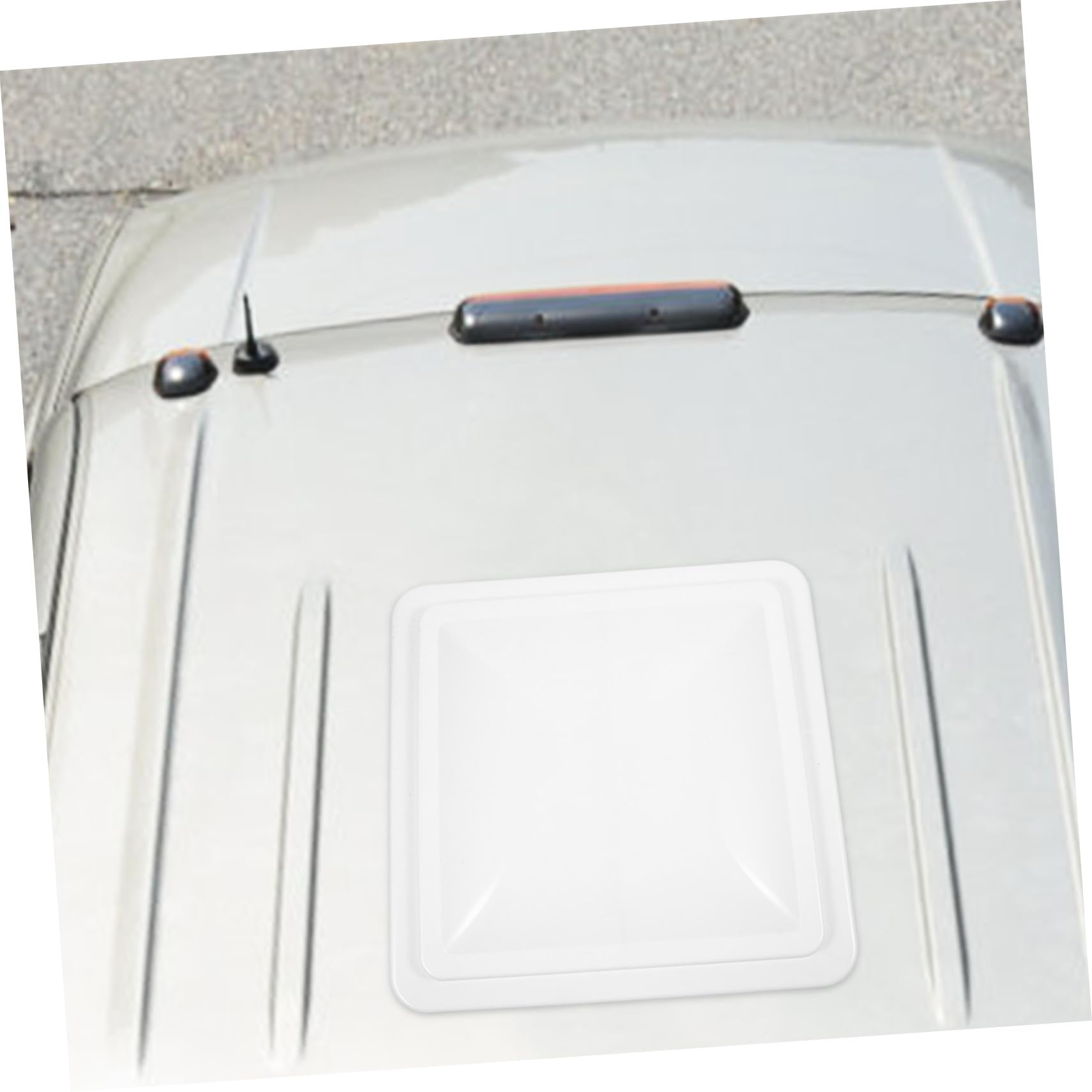 Copertura Ventilazione Camper in Resistente Isolante Pioggia e Calore Sostituzione Cofano Sfiato Tetto per Rimorchio e Motorhome Facile Installazione Design Moderno Bianco