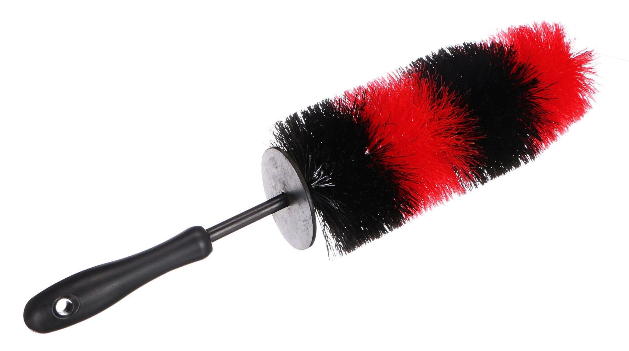 SIXTOL CAR DETAILING TIRE BRUSH L | Wheel Rim Cleaning Brush | Cylindrical Design | Durable Bristles | 10 cm Diameter