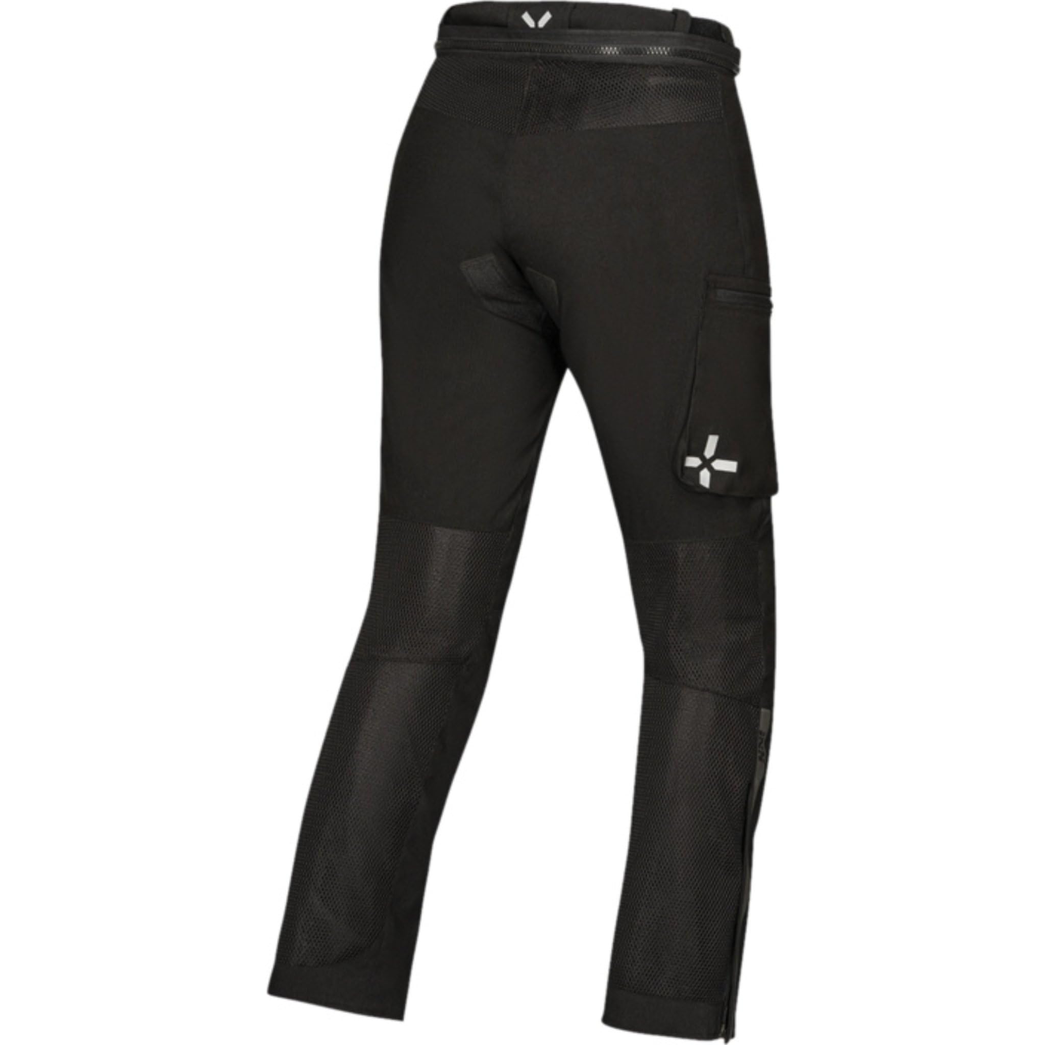 IXS Tourster-Big Air 1.0 Damskie motocyklowe spodnie tekstylne, czarny, Short 2XL
