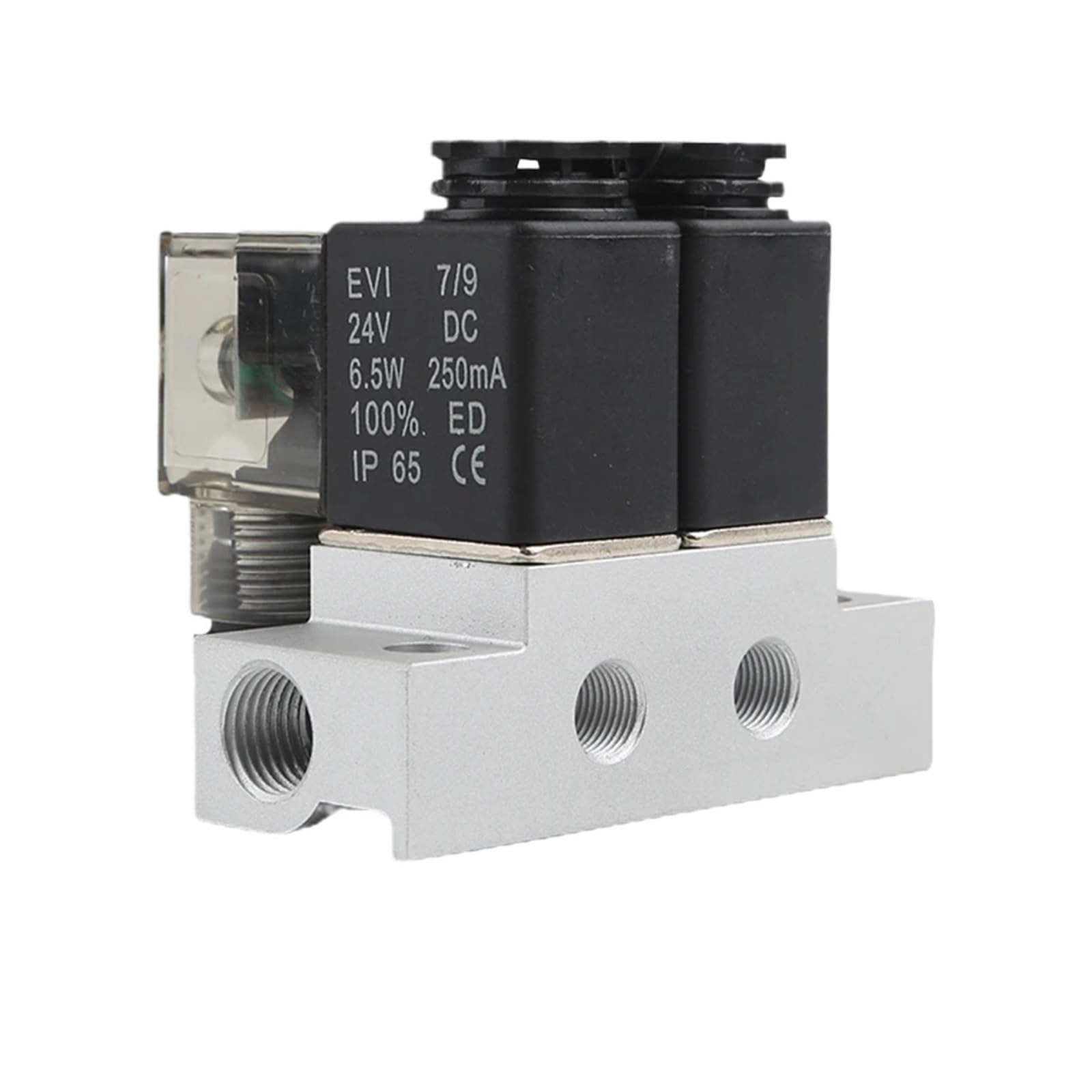 Vanne magnétique d'air 2V025-08 AC220V distributeur pneumatique 2 positions