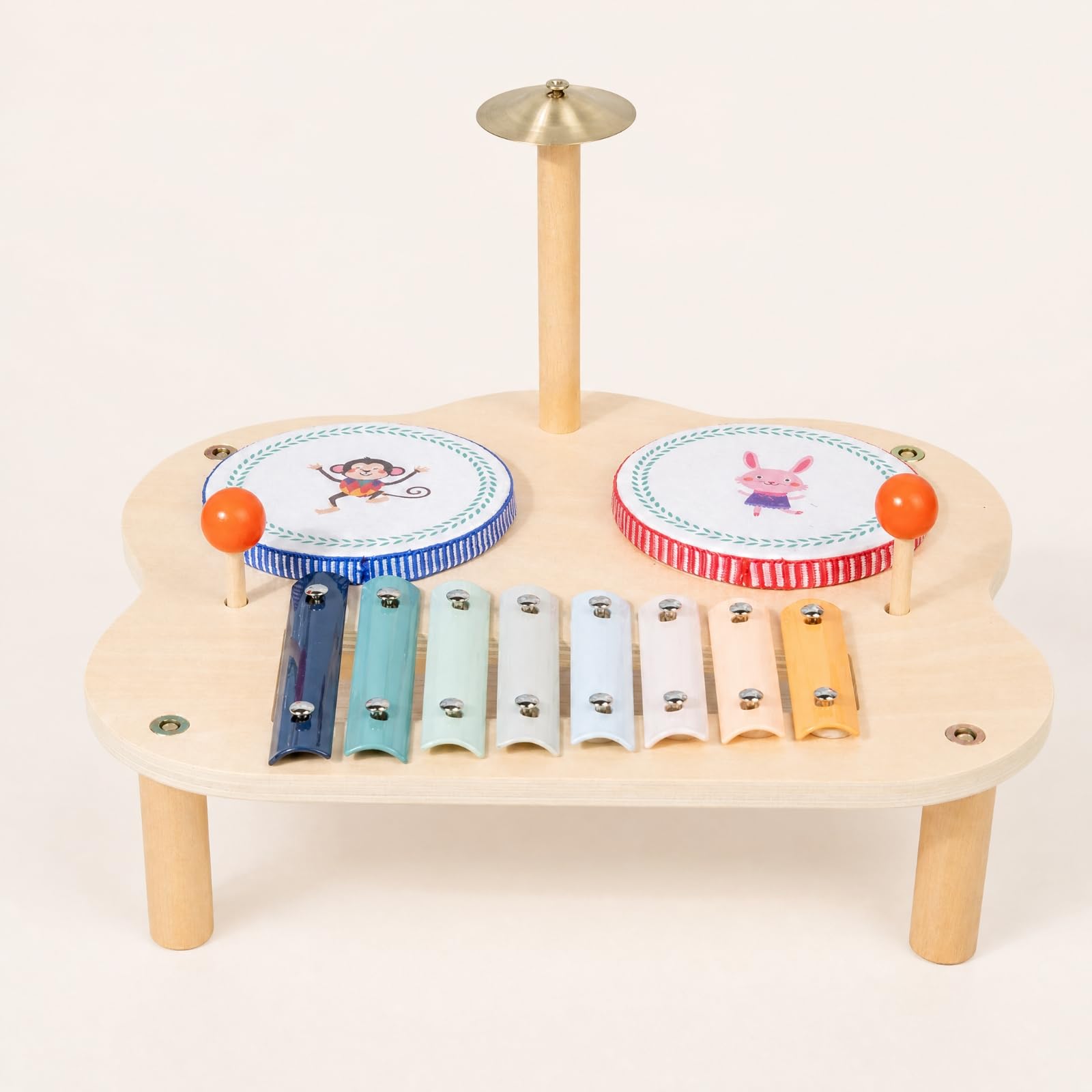 Mesa Actividad Musical Educativo Centro Actividas Musicales Ligero Tablero Sensorial Musical con Mazos para