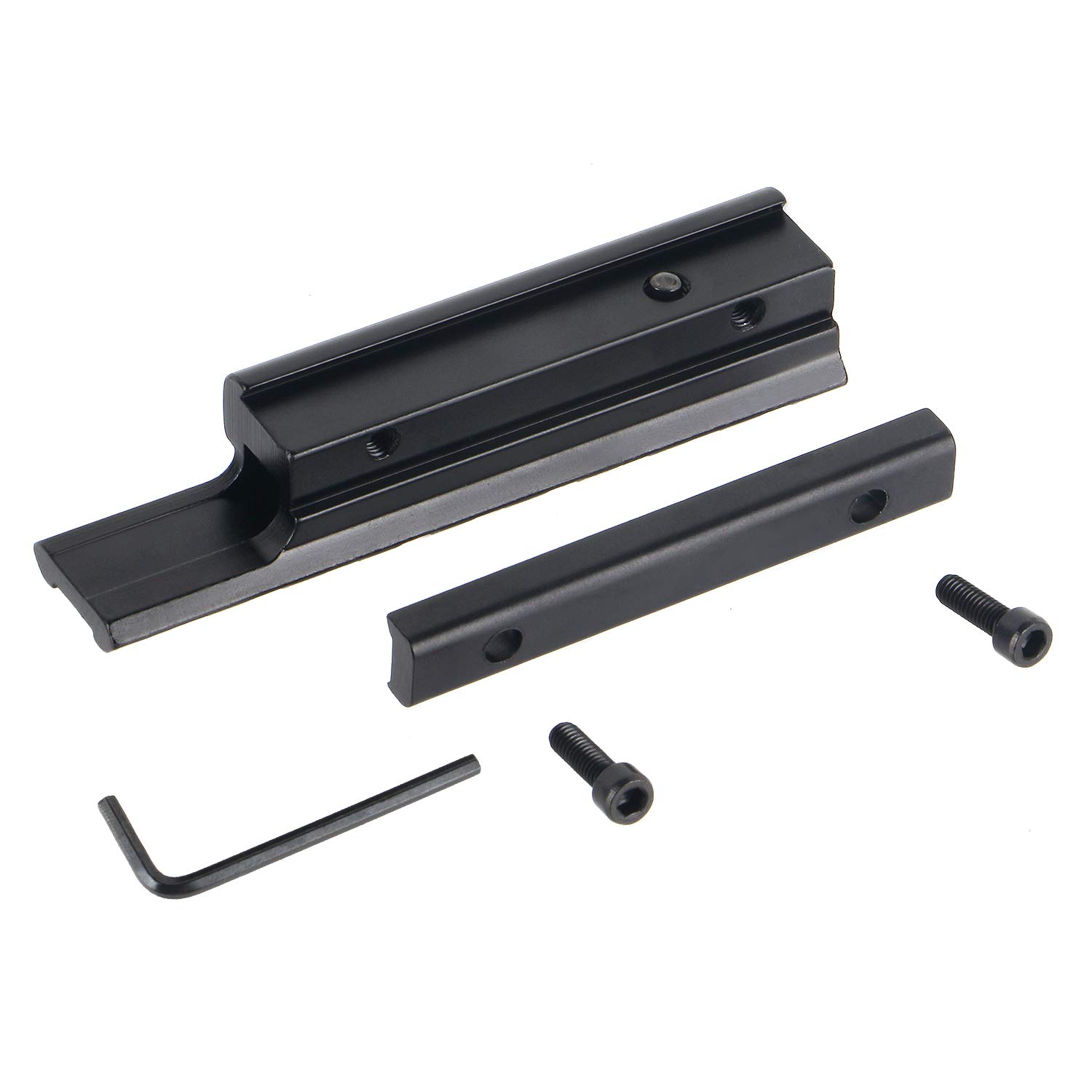 Lega di Alluminio Tactical Scope Riser Rail Base da 11mm a 20mm Staffa Adattatore per Picatinny/Weaver Rail Mount