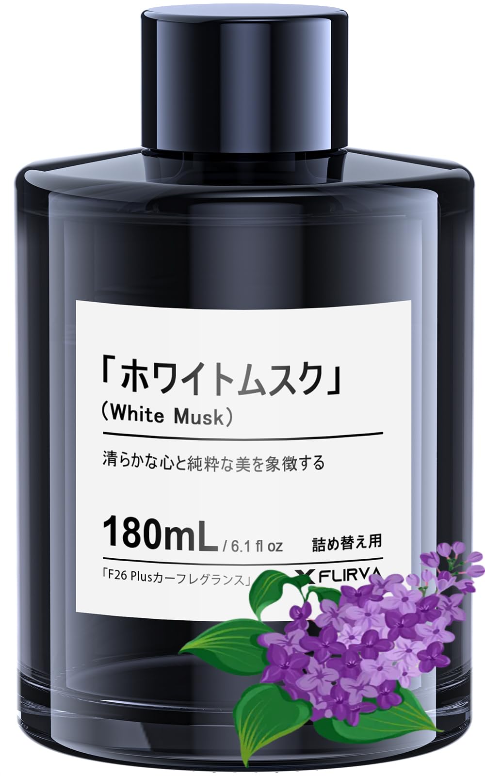 Amazon.co.jp: 【従来比+135mL！180mL 増量版】FLIRVA 車 芳香剤 F26