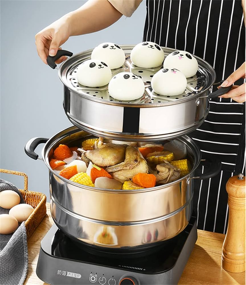 Williams Sonoma スチーマー　蒸し器　鍋 楽天市場】ステンレス蒸し器 蒸し器 蒸しもの鍋 中華鍋 IH対応 2