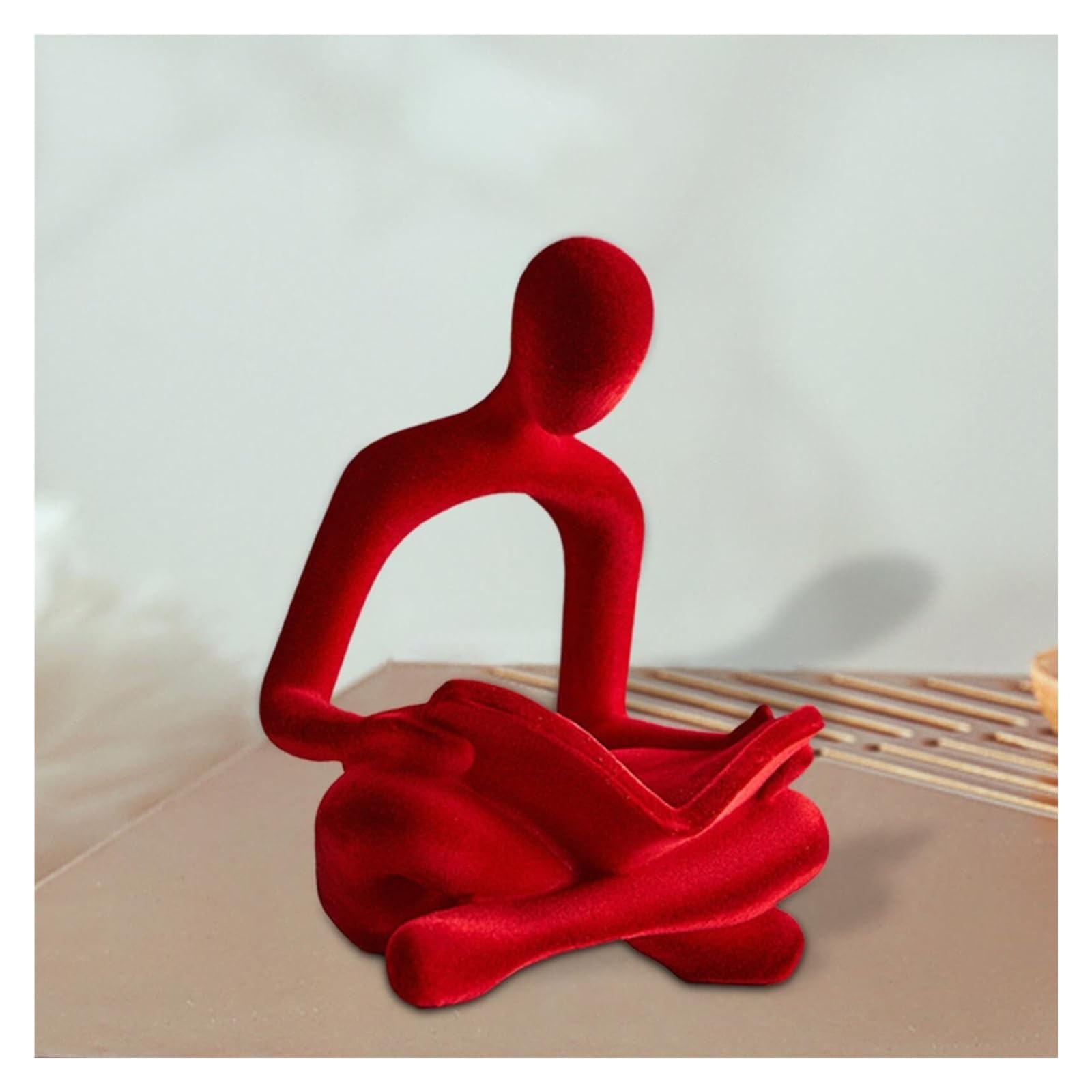 Regalos para Mujeres Estatua del Pensador Figura Humana Decorativa Elegante Escultura Abstracta Ornamento Decoración para estanterías