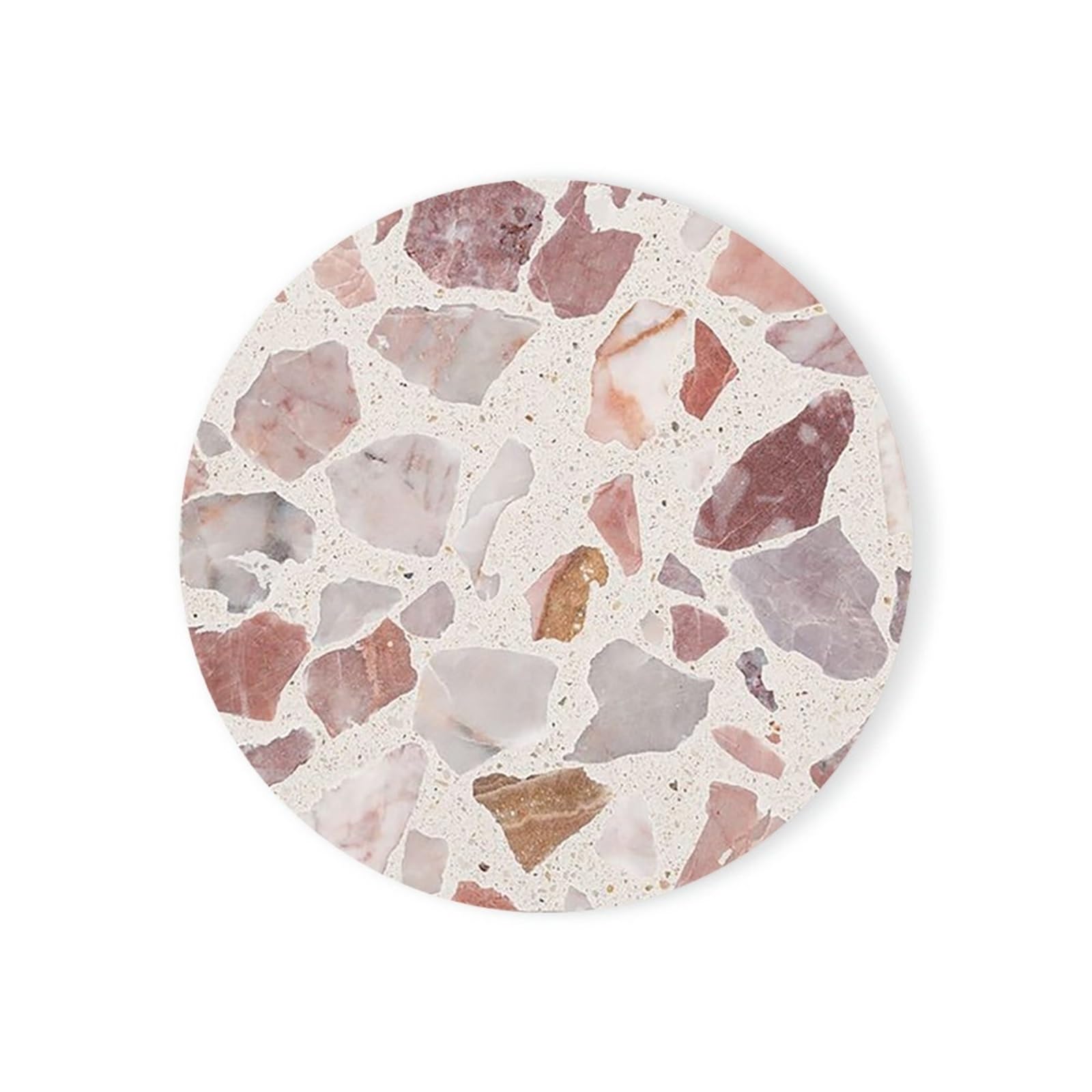 2pcs Marble Absorbent Coasters Ceramic For Wooden Table Suitable For Kinds Of Cups Home for kitchen(Color8)