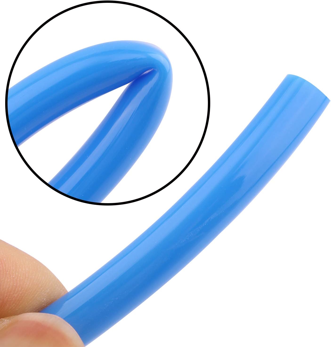 Pneumatic Hose 8mm OD 5mm ID Blue Polyurethane PU Tubing Air Compressor Pipe 100 Meter (328ft)