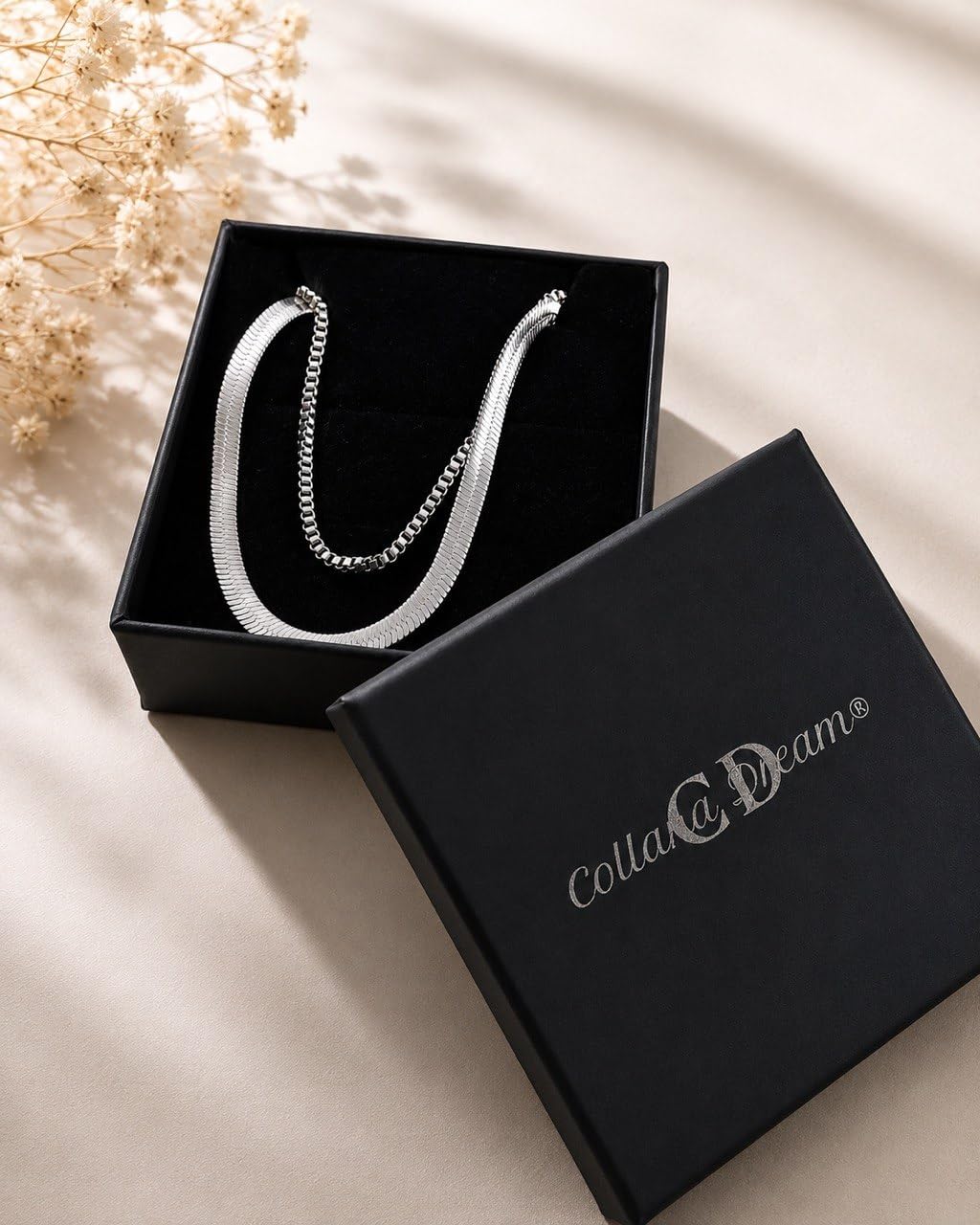 Cavigliera Personalizzata Donna con Incisione Fronte e Retro, Acciaio Inossidabile, Regolabile, Non Annerisce, Idea Regalo per Lei, Oro o Argento