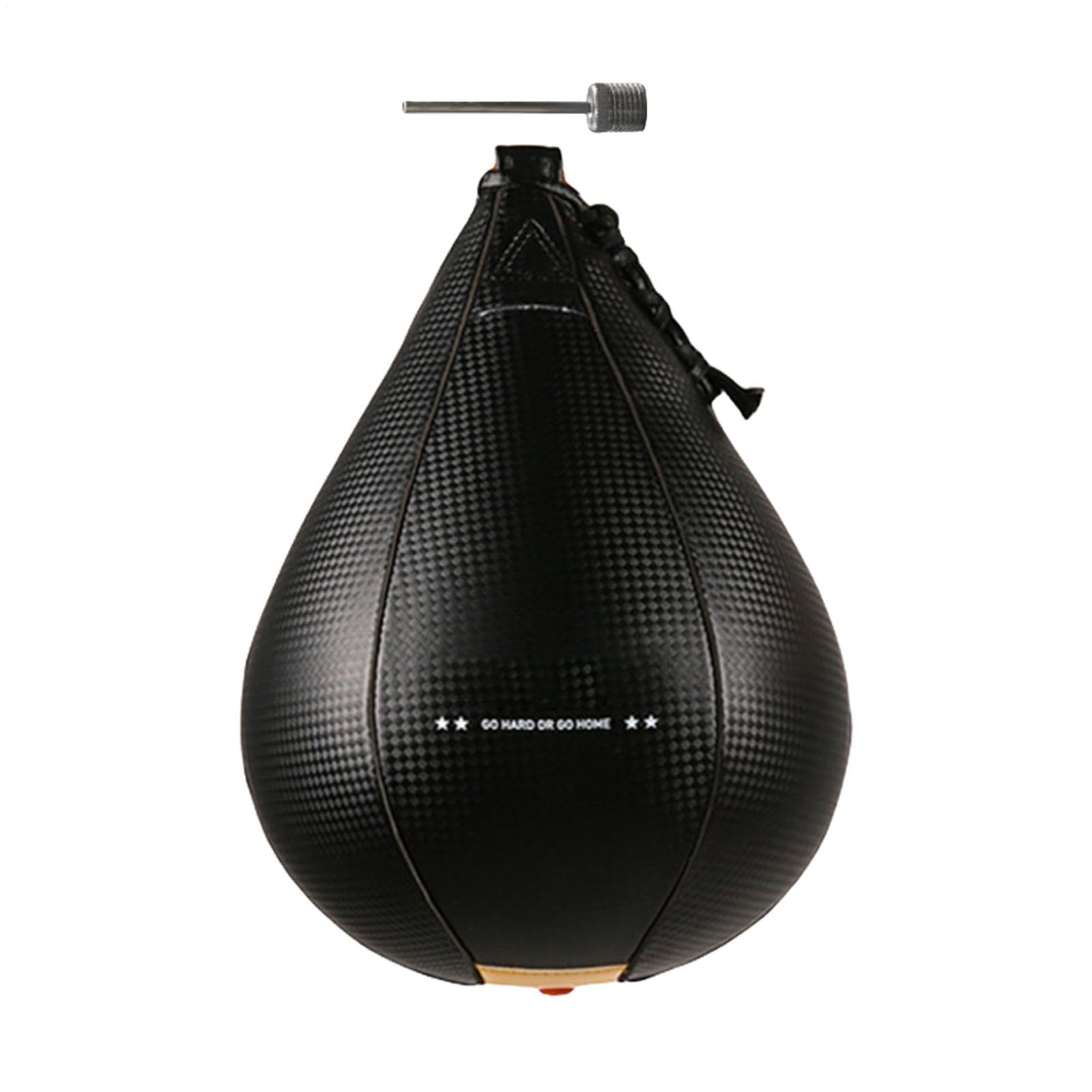 Pelota de boxeo con bolsa de velocidad | Pelota de boxeo de piel sintética con vejiga: equipo de entrenamiento elástico, saco de boxeo de velocidad para gimnasio en casa, entrenamiento de reflejos, fu
