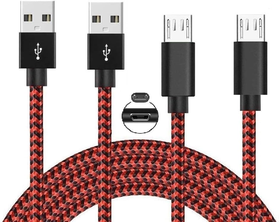 2Pack 3.3FT Micro USB Power Cable for Amazon Fire TV Stick,for Roku Streaming Stick,Express Plus,Premier Plus,Voice Remote Pro,Chromecast Charging Charger for Kindle Fire 10 Tablet Firestick Cord more