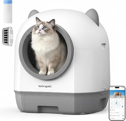 猫 自動トイレ 80L大容量 定期清掃 静音設計 多頭飼い対応 スマホアプリ管理