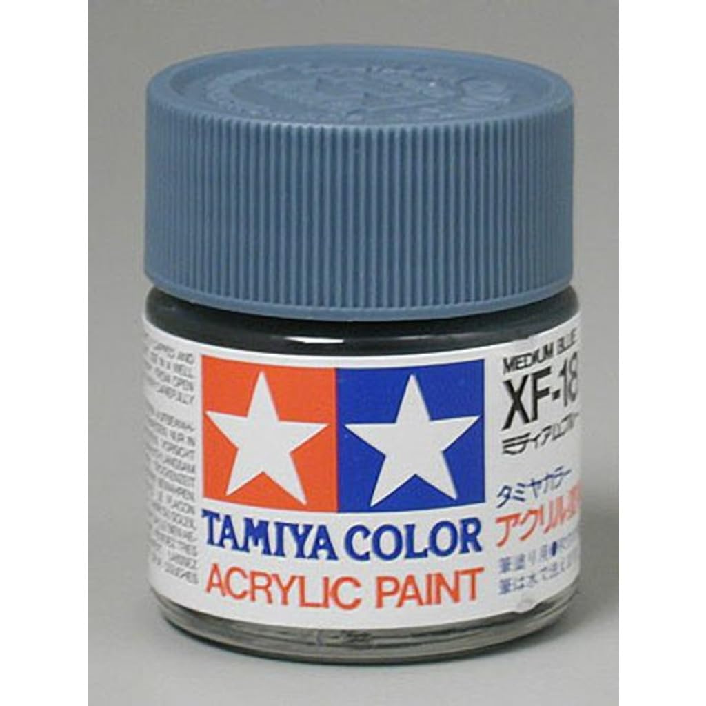 TAMIYA81318 Acrylic XF18 Medium Blue 3/4 oz