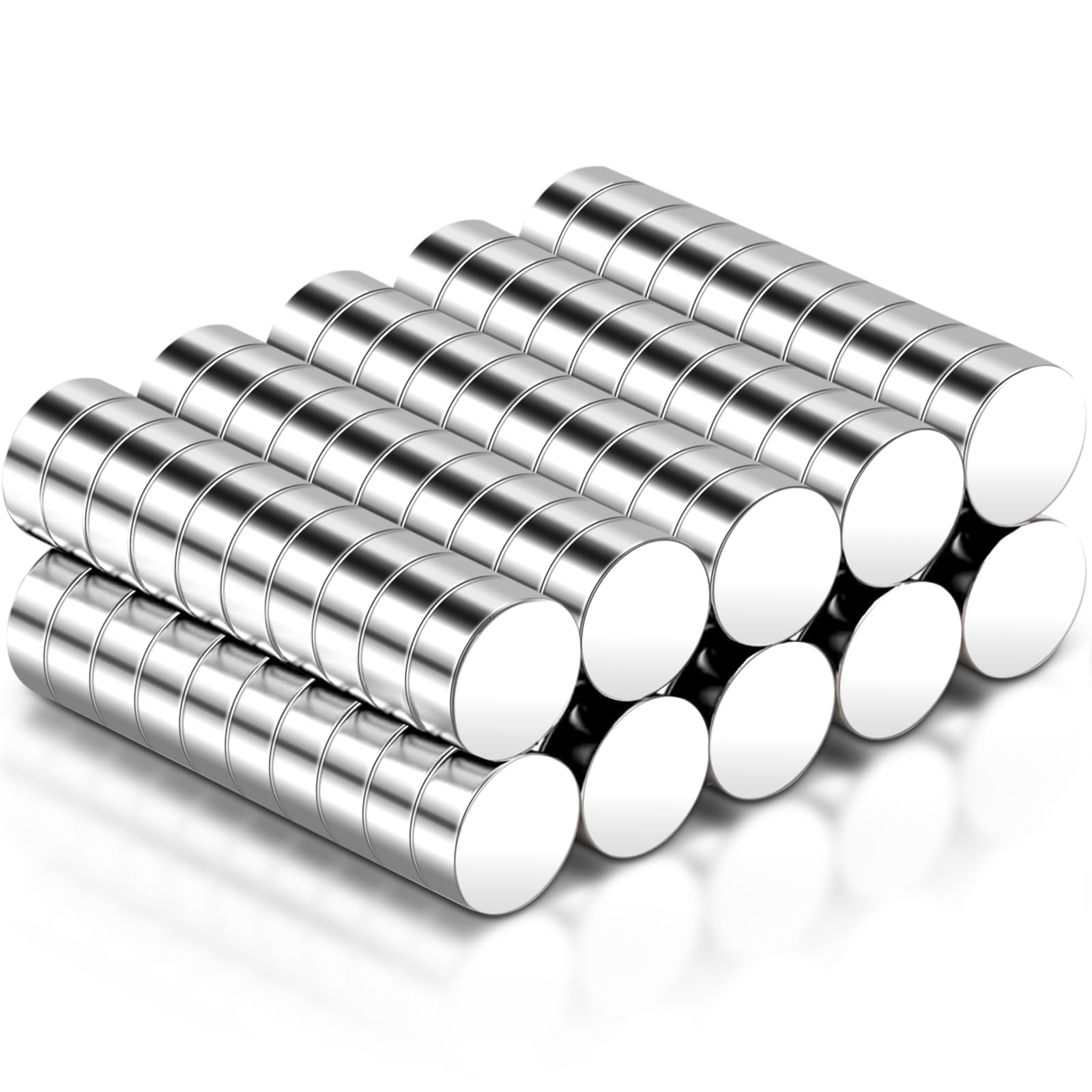 Aenienoe 100 stuks mini-ronde neodymium magneten voor whiteboard, koelkast, doe-het-zelf, 3 x 1 mm