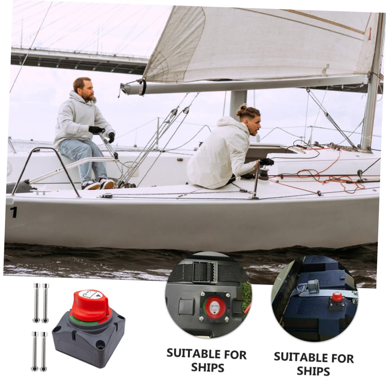 PLAFOPE Interrupteur De Déconnexion Batterie 600a Tournevis Isolateur Pour Bateau Et Camping-car Coupe-circuit Principal Alimentation Véhicule Utilitaire Camping-car Marine