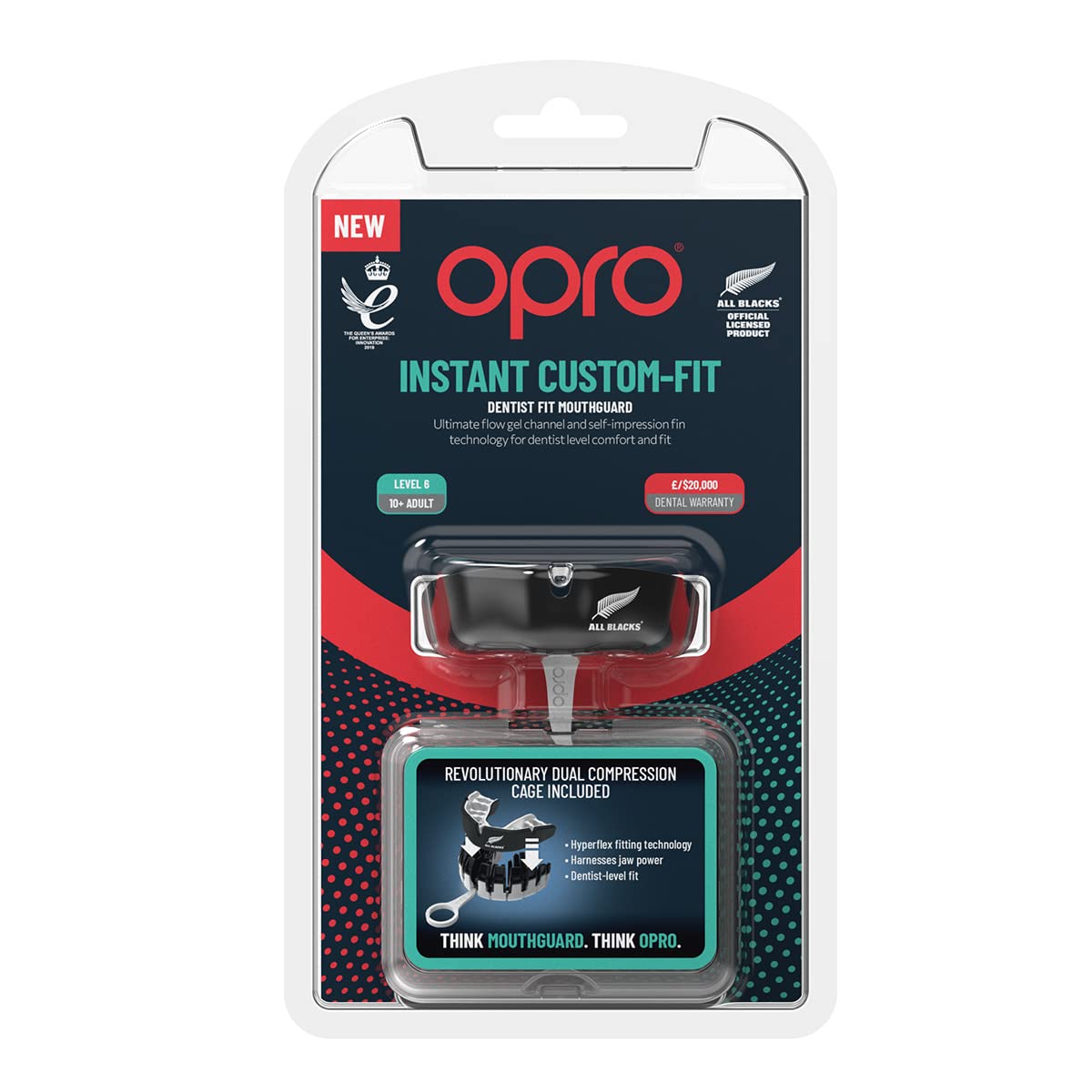 Amazon | OPROマウスガード 「インスタントカスタムフィット］ラグビー