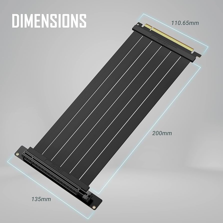 ライザーケーブル 400mmPCI-E 4.0 6点 ライザーケーブル 400mmPCI-E 4.0 6点 PCIe Riser Cable | NZXT
