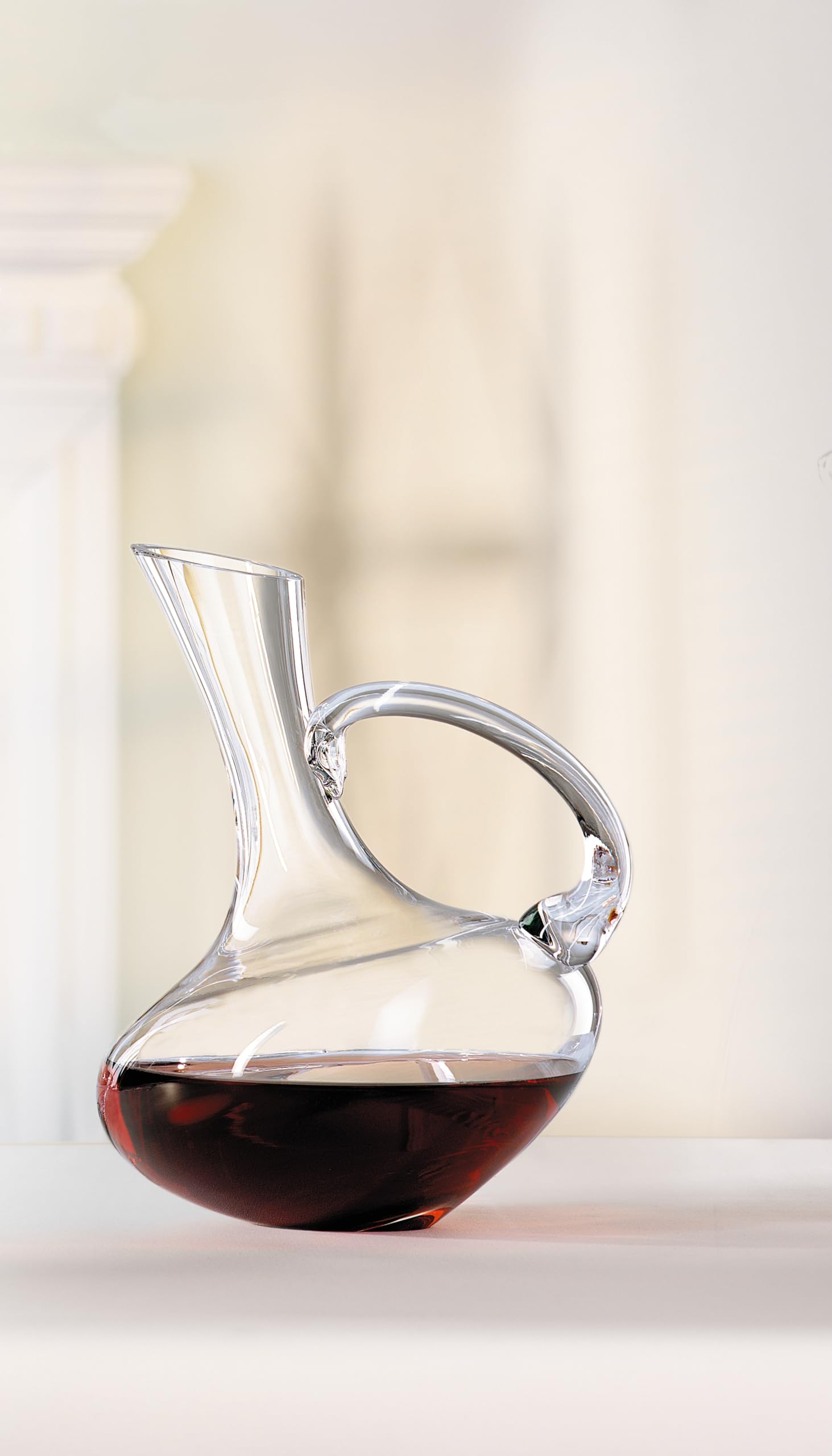 Spiegelau Dekanter Rotwein und Weißwein 1 Liter, Pisa, 7930057, Weinkaraffe aus Kristallglas, Weindekanter