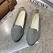 Flat Shoes for Women Pointed Toe Ballet Flats Slip On Short Boots Dressy Suede Work Flats Fashion Business Loafer Casual Comfortable Walking Dance Flat Shoe Booties Grey