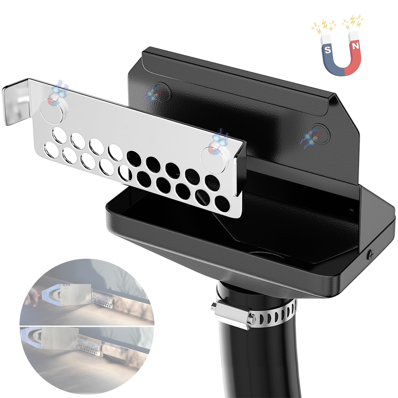 Rear Grease Drainage Funnel For Blackstone Grease Cup Upgrade, Enclosed Grease Catcher, Integrated Grease Trap - 15 - View #12